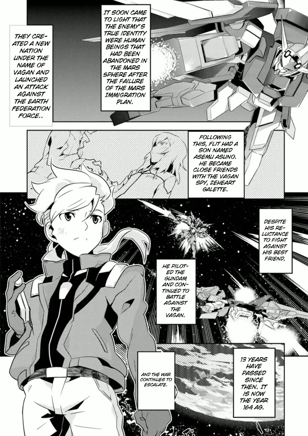 Mobile Suit Gundam AGE - Final Evolution Chapter 1 page 4 - Chapter 1: The Door to the New World