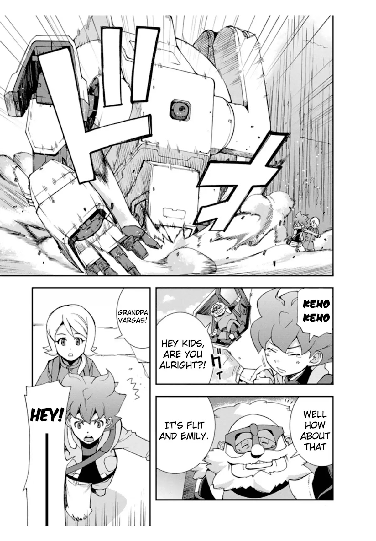 Mobile Suit Gundam AGE: First Evolution Chapter 1 page 13 - Chapter 1: The Savior, Gundam