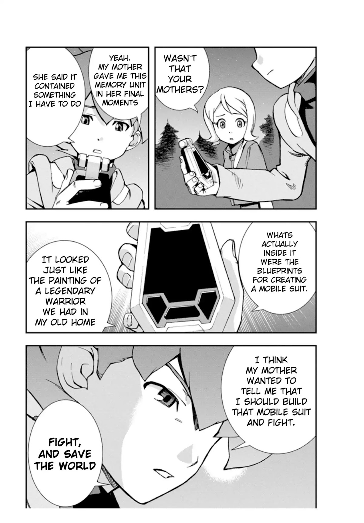 Mobile Suit Gundam AGE: First Evolution Chapter 1 page 26 - Chapter 1: The Savior, Gundam