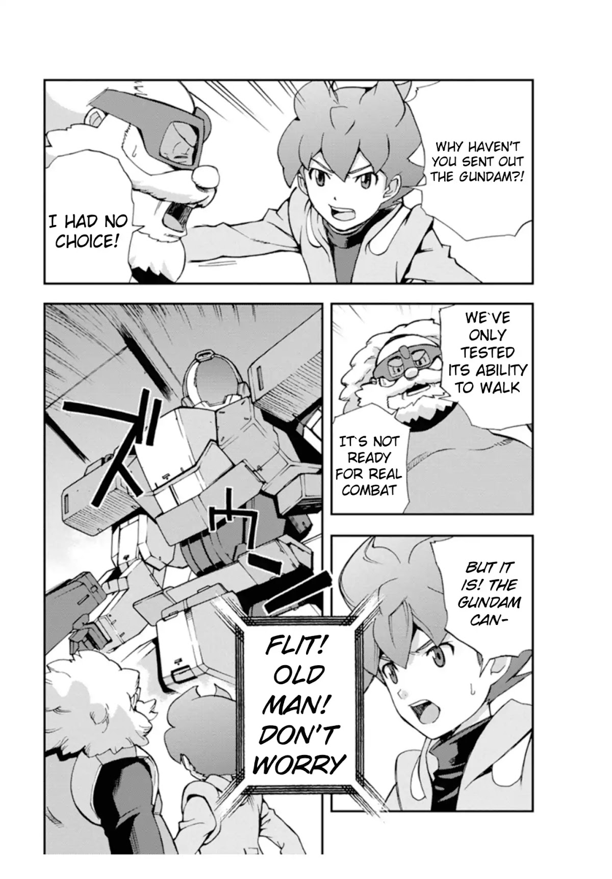 Mobile Suit Gundam AGE: First Evolution Chapter 1 page 40 - Chapter 1: The Savior, Gundam
