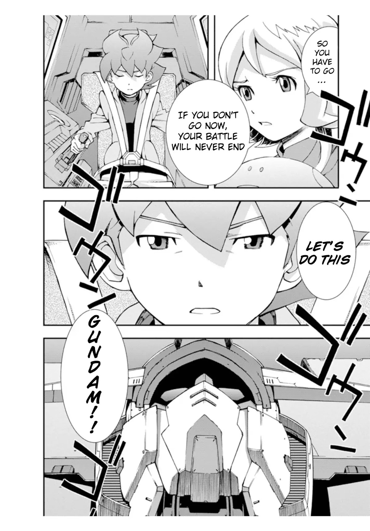 Mobile Suit Gundam AGE: First Evolution Chapter 1 page 52 - Chapter 1: The Savior, Gundam