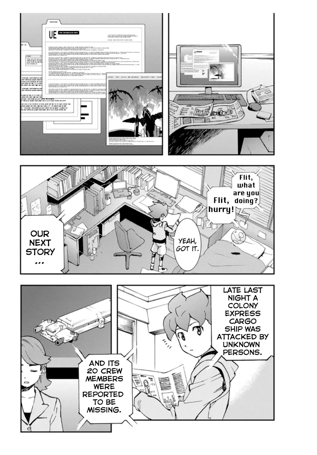 Mobile Suit Gundam AGE: First Evolution Chapter 1 page 6 - Chapter 1: The Savior, Gundam