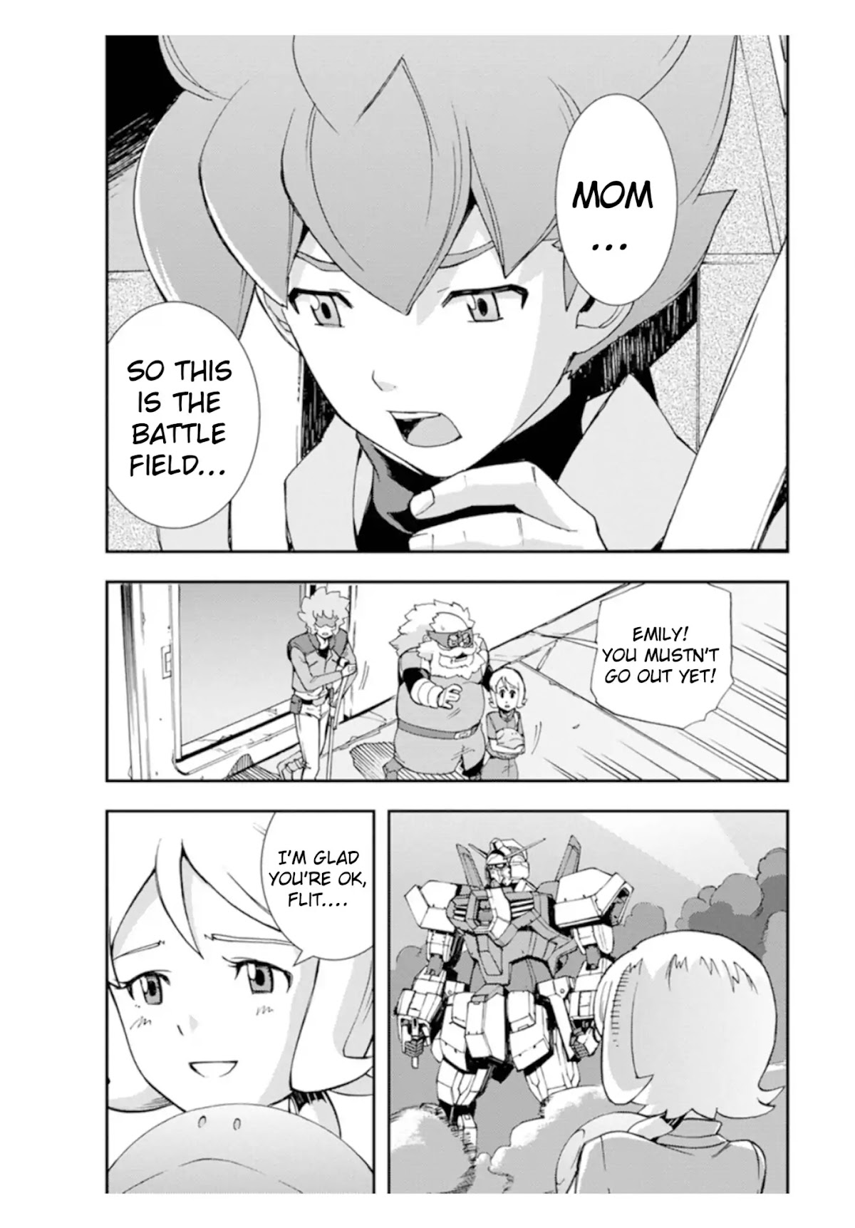 Mobile Suit Gundam AGE: First Evolution Chapter 1 page 68 - Chapter 1: The Savior, Gundam