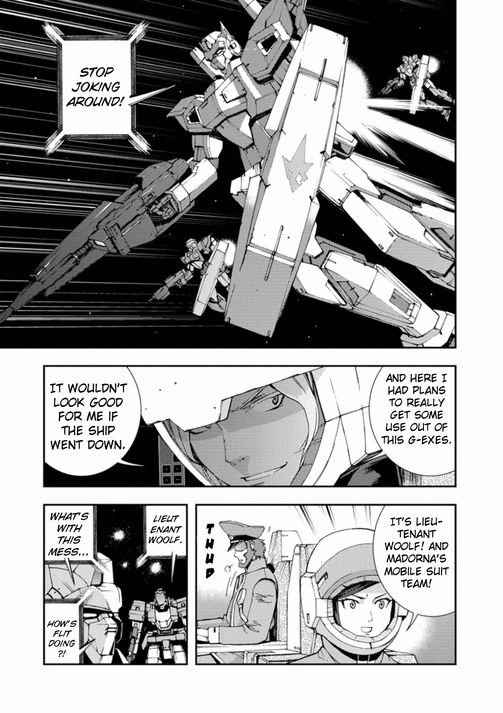 Mobile Suit Gundam AGE: First Evolution Chapter 10 page 14 - Chapter 10: Flash of Sorrow