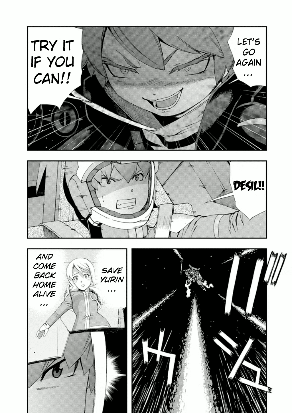 Mobile Suit Gundam AGE: First Evolution Chapter 10 page 27 - Chapter 10: Flash of Sorrow