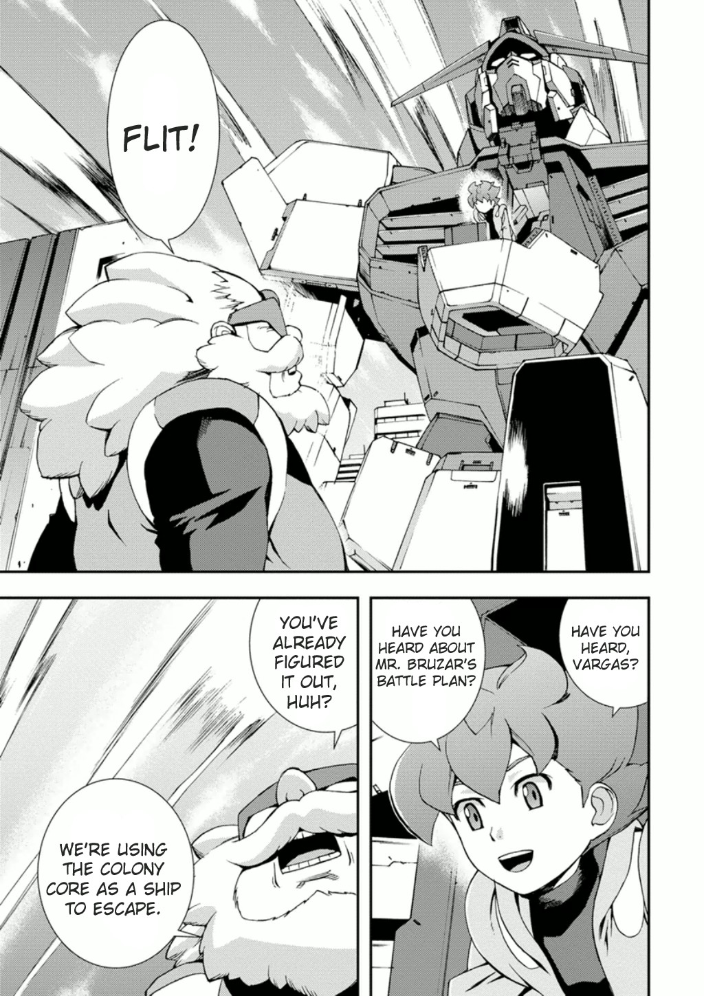 Mobile Suit Gundam AGE: First Evolution Chapter 2 page 12 - Chapter 2: The Collapse of Nora