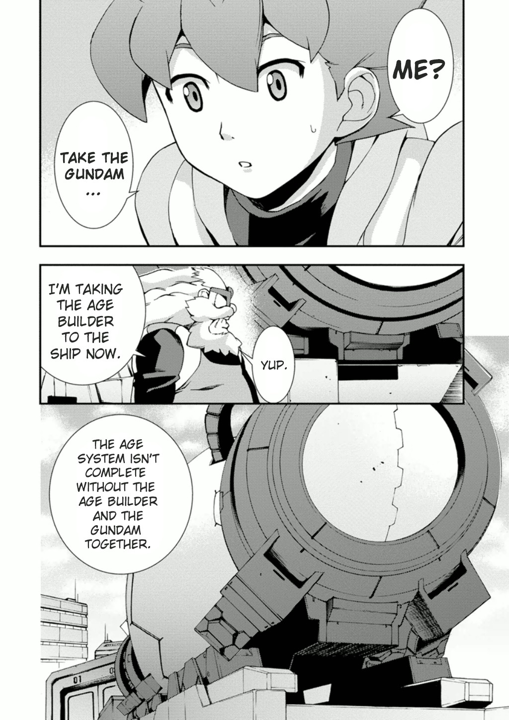 Mobile Suit Gundam AGE: First Evolution Chapter 2 page 15 - Chapter 2: The Collapse of Nora