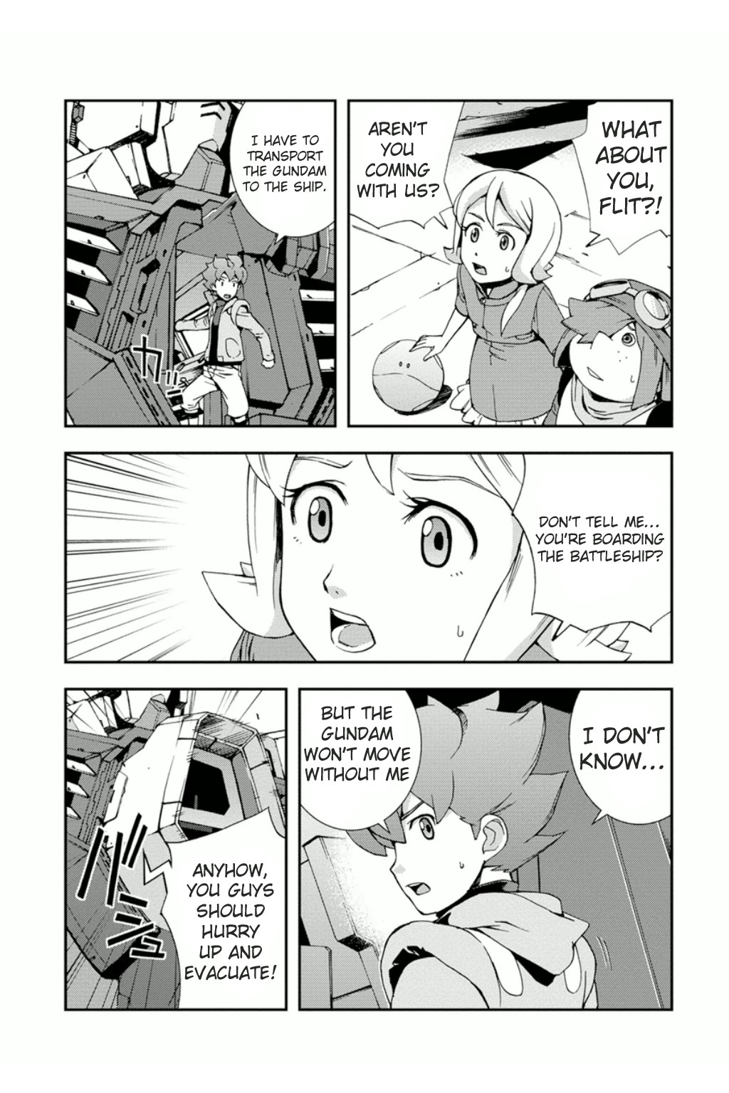 Mobile Suit Gundam AGE: First Evolution Chapter 2 page 18 - Chapter 2: The Collapse of Nora