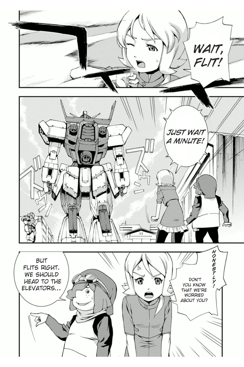 Mobile Suit Gundam AGE: First Evolution Chapter 2 page 19 - Chapter 2: The Collapse of Nora