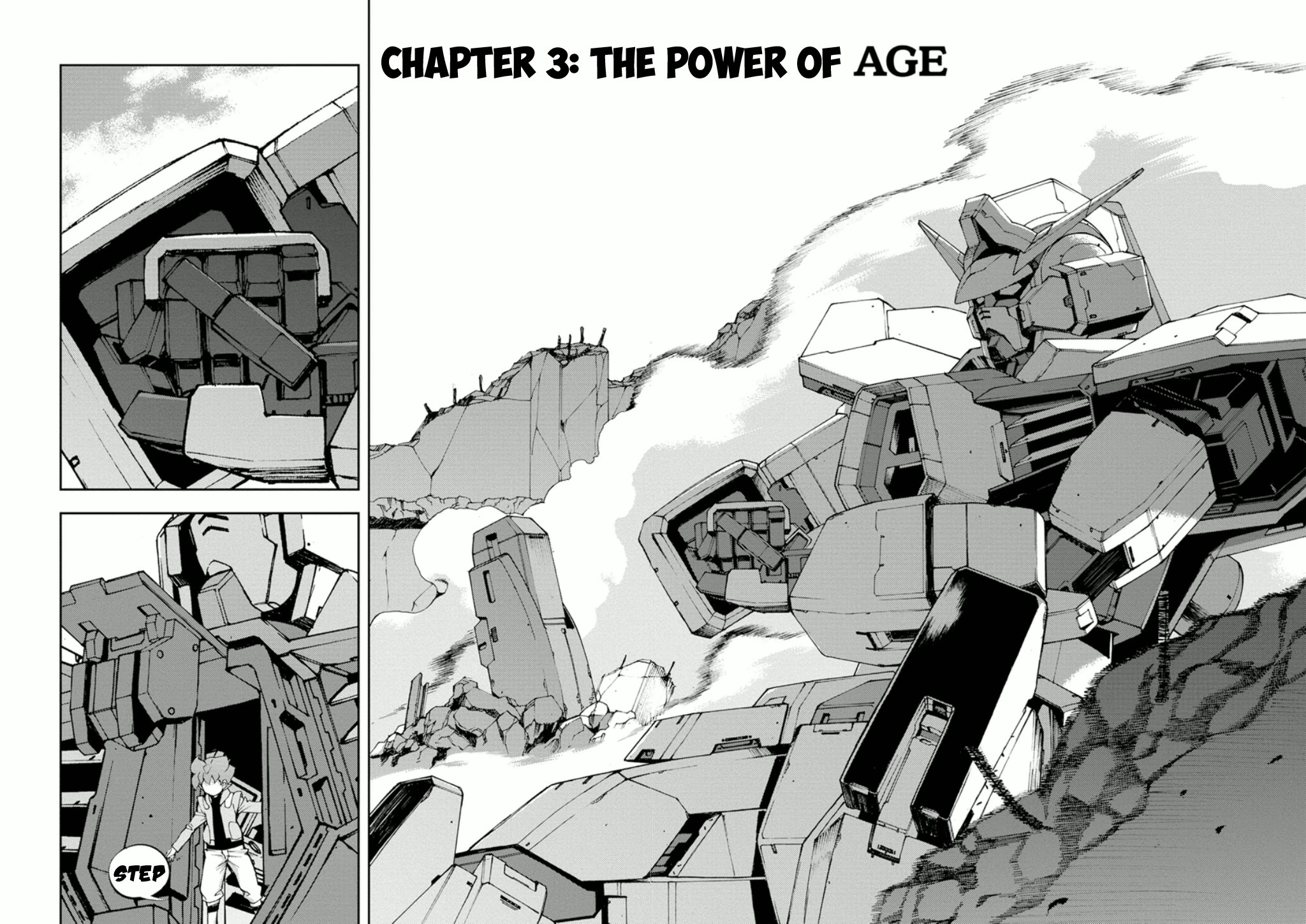 Mobile Suit Gundam AGE: First Evolution Chapter 3 page 2 - Chapter 3: The Power of AGE