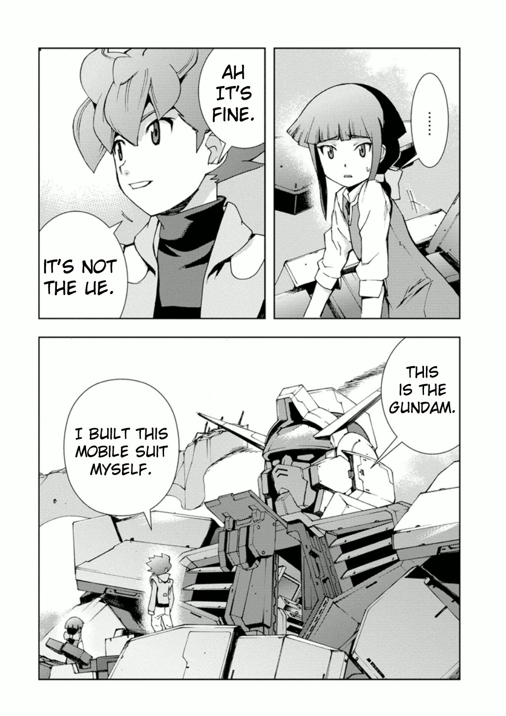 Mobile Suit Gundam AGE: First Evolution Chapter 3 page 5 - Chapter 3: The Power of AGE