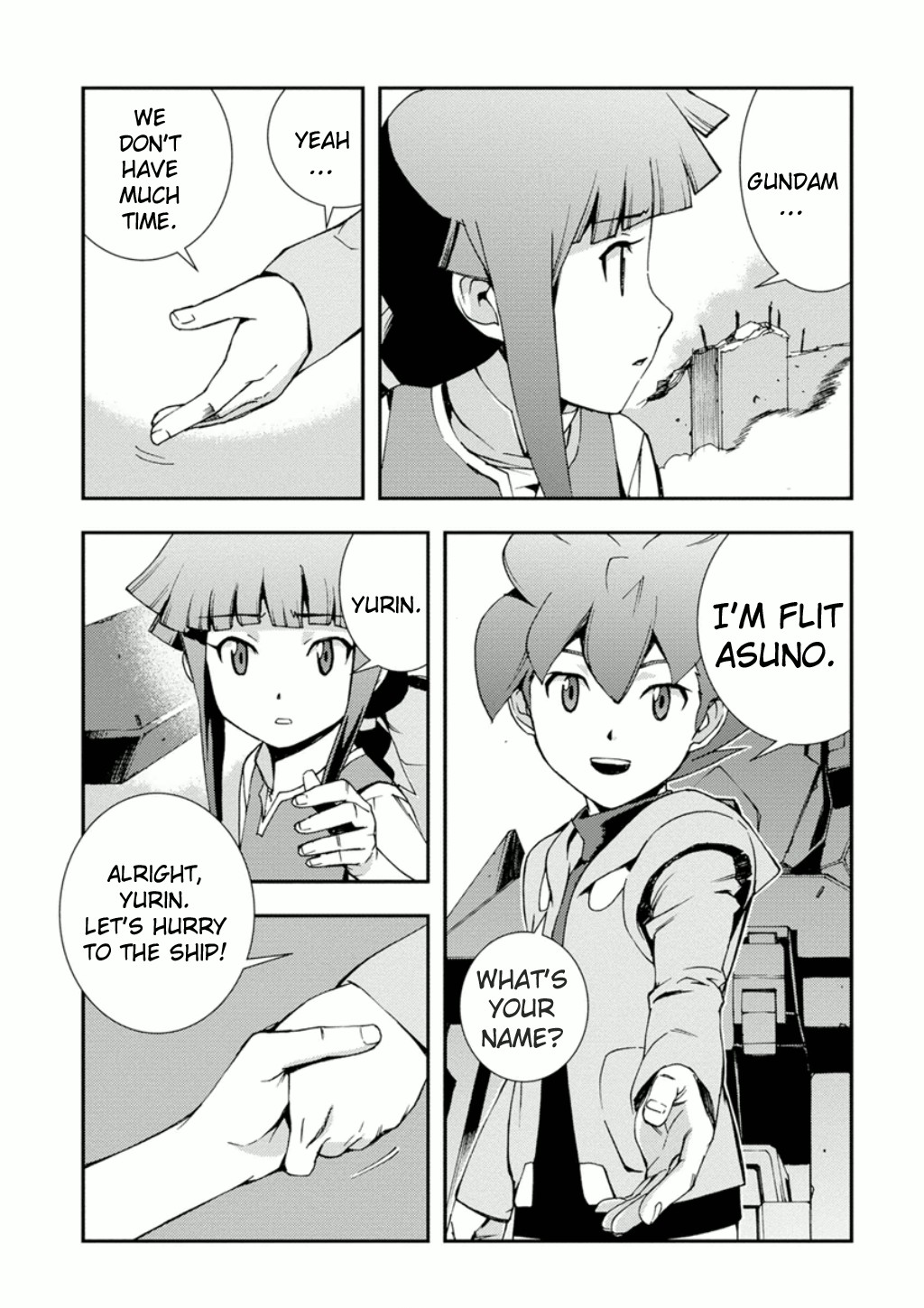 Mobile Suit Gundam AGE: First Evolution Chapter 3 page 6 - Chapter 3: The Power of AGE