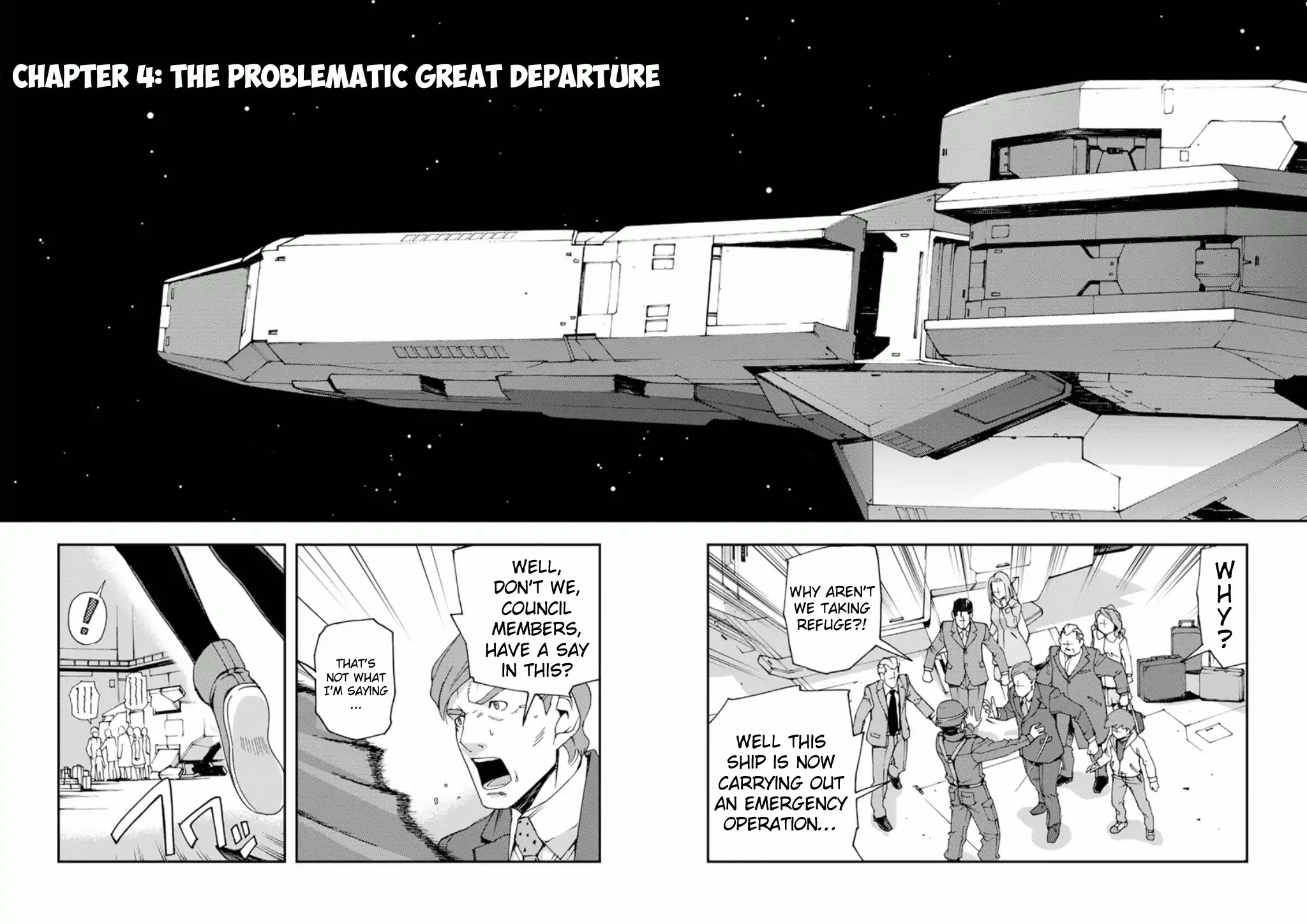 Mobile Suit Gundam AGE: First Evolution Chapter 4 page 3 - Chapter 4: The Problematic Great Departure