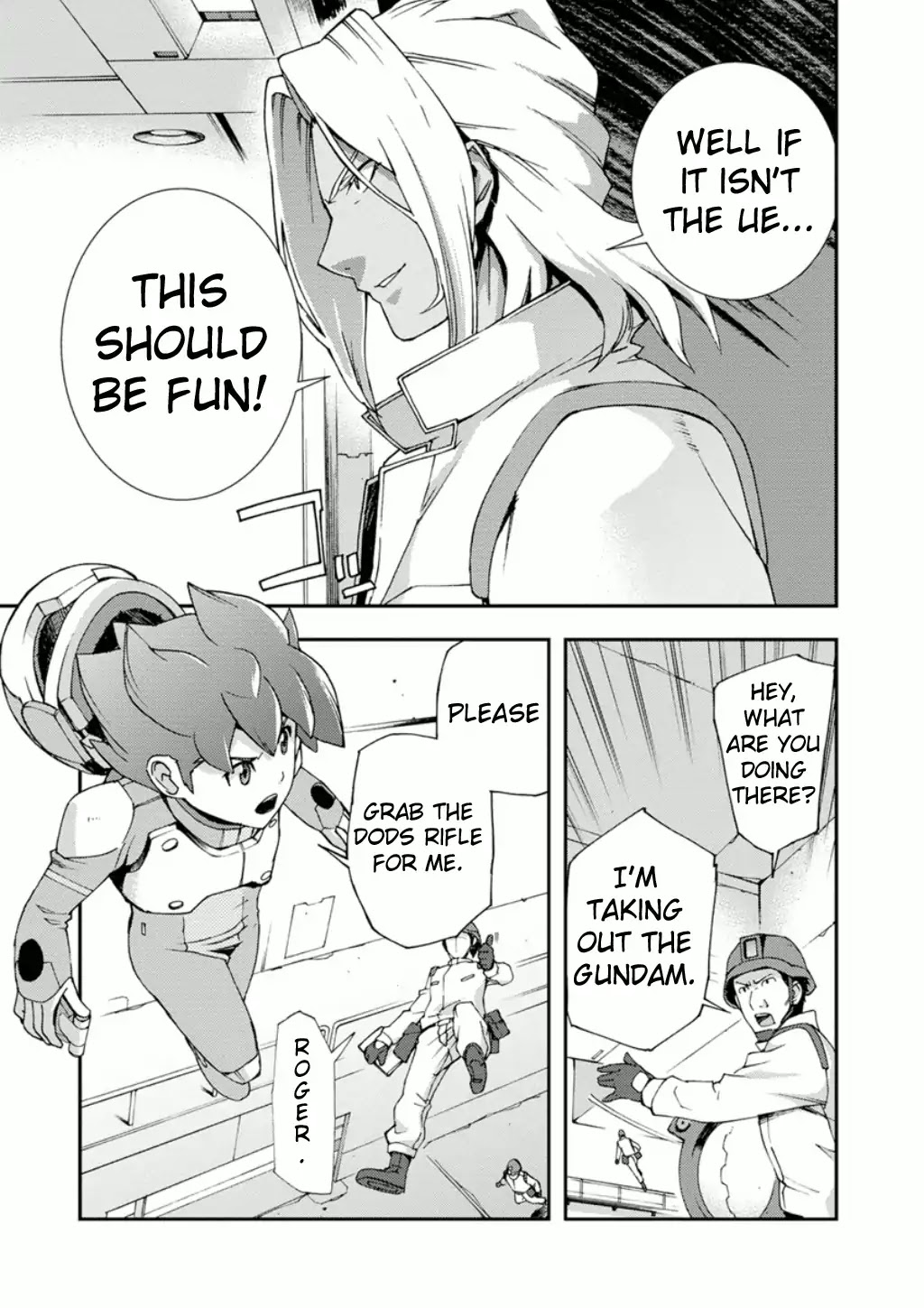 Mobile Suit Gundam AGE: First Evolution Chapter 5 page 22 - Chapter 5: White Wolf