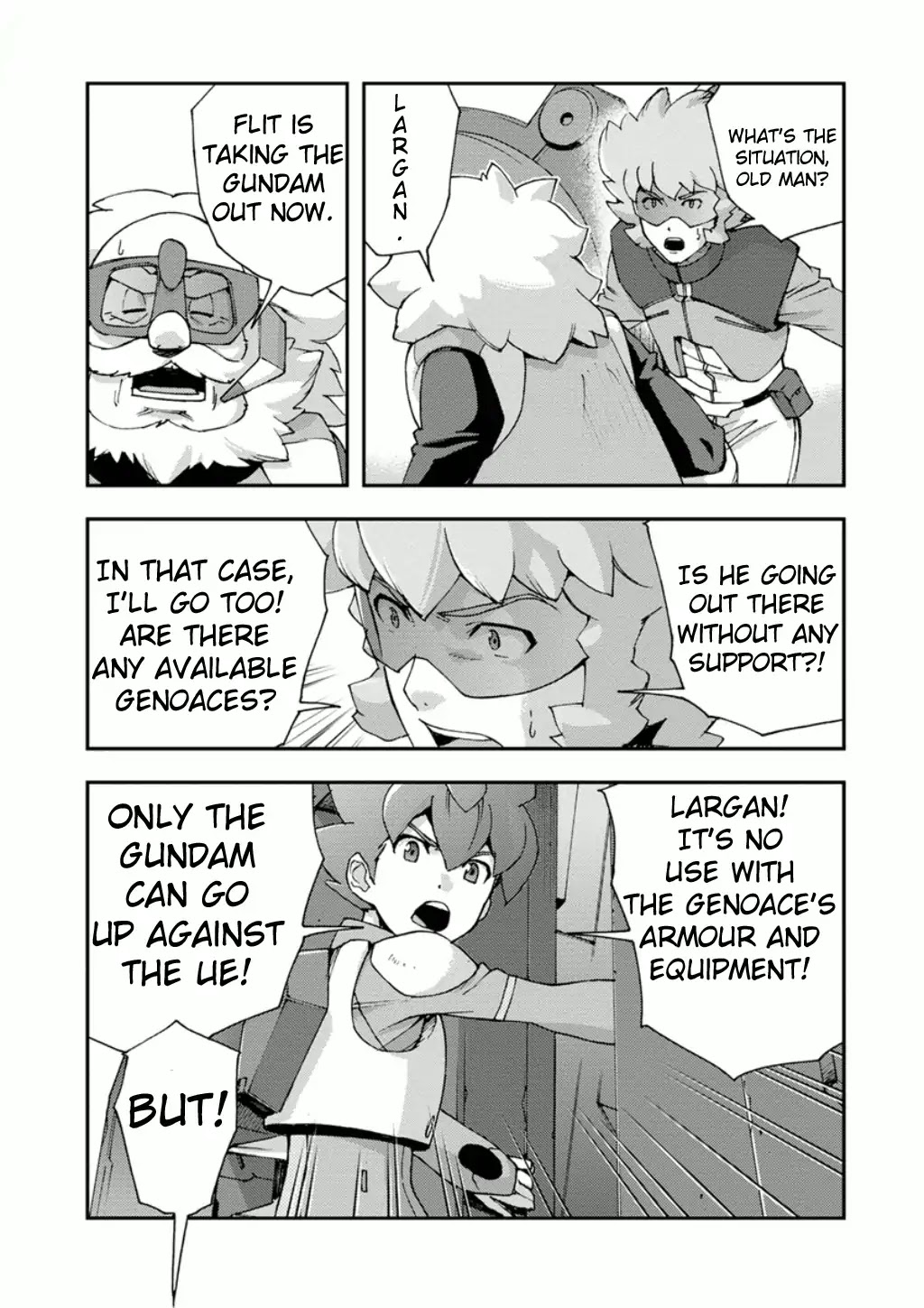 Mobile Suit Gundam AGE: First Evolution Chapter 5 page 23 - Chapter 5: White Wolf