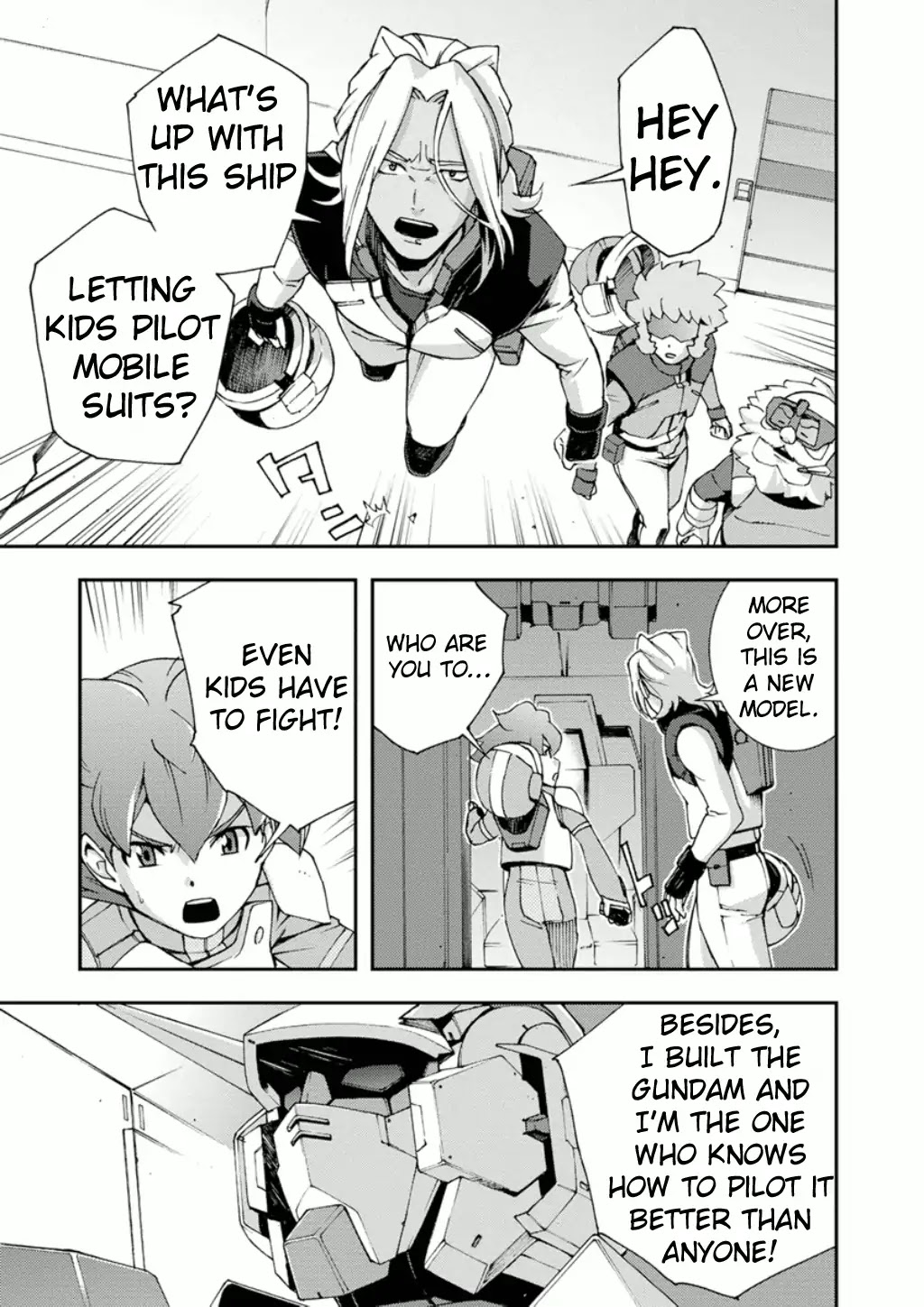 Mobile Suit Gundam AGE: First Evolution Chapter 5 page 24 - Chapter 5: White Wolf