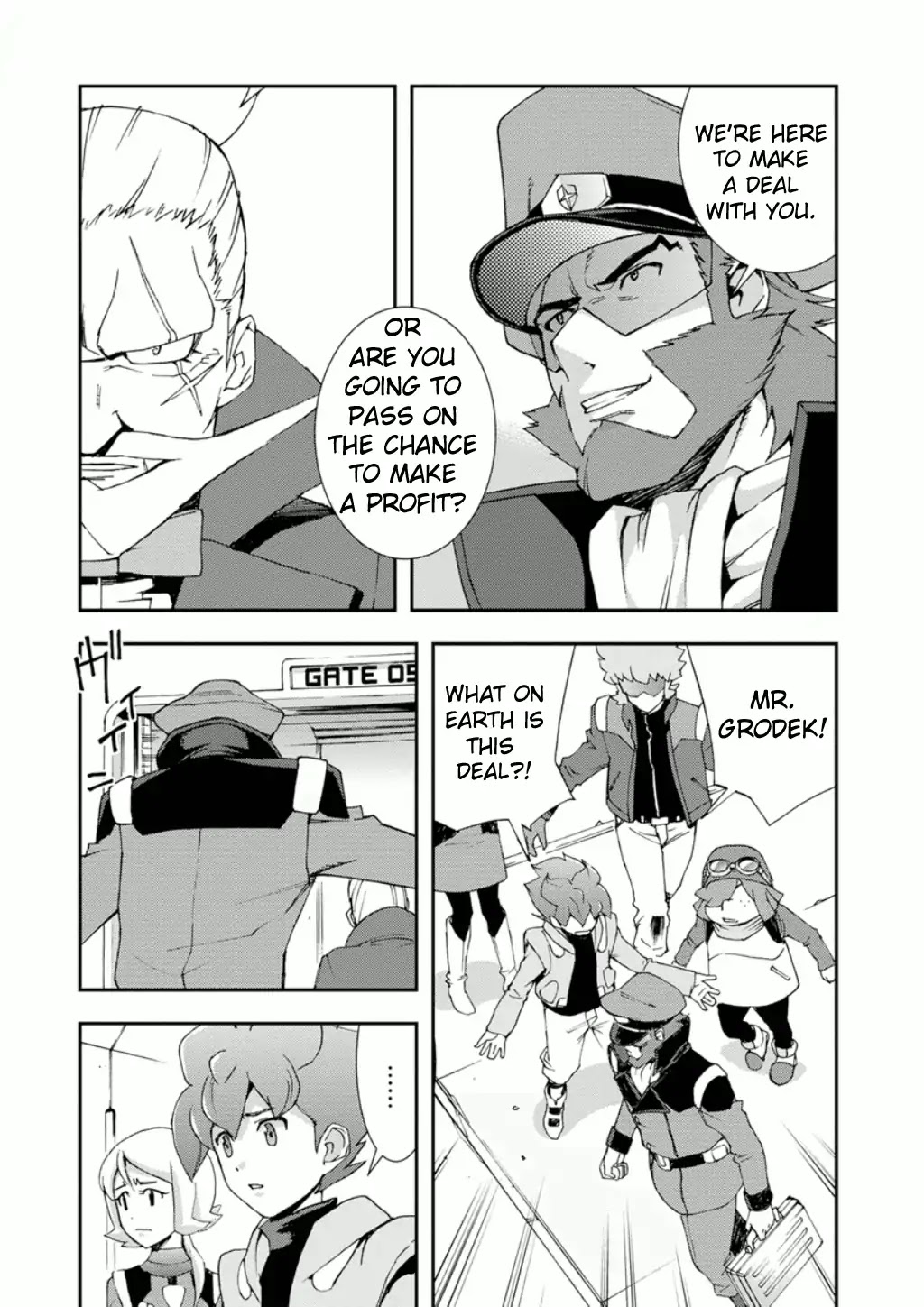 Mobile Suit Gundam AGE: First Evolution Chapter 6 page 12 - Chapter 6: The Light and Shadow of Fardain