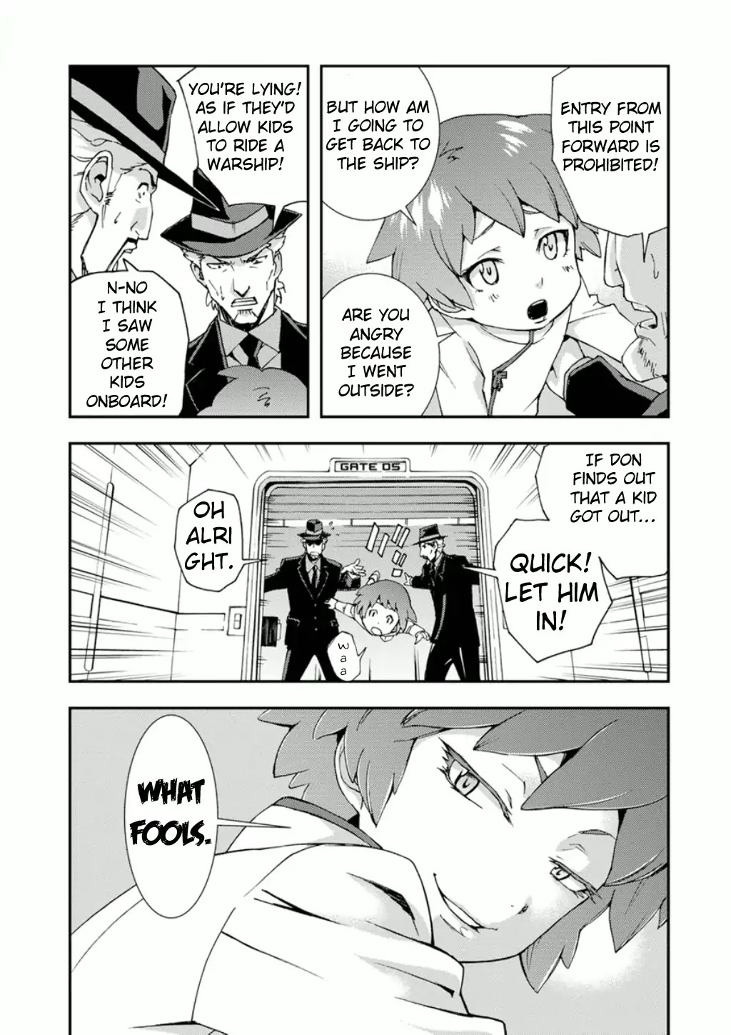 Mobile Suit Gundam AGE: First Evolution Chapter 6 page 21 - Chapter 6: The Light and Shadow of Fardain