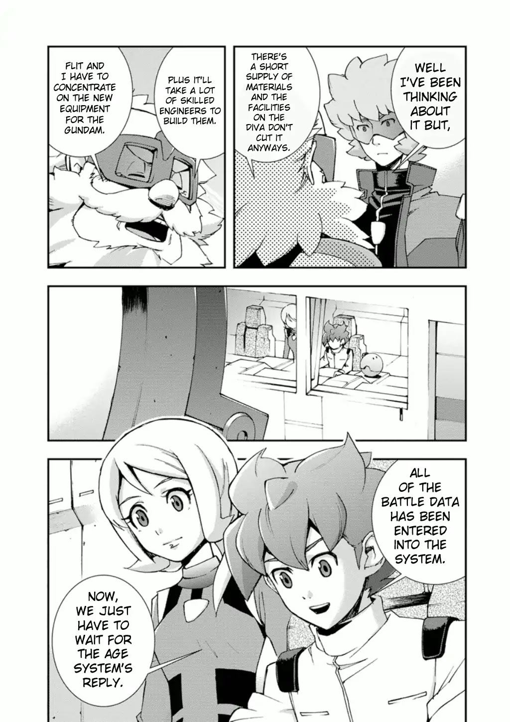 Mobile Suit Gundam AGE: First Evolution Chapter 6 page 4 - Chapter 6: The Light and Shadow of Fardain