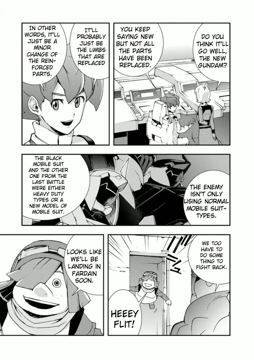 Mobile Suit Gundam AGE: First Evolution Chapter 6 page 5 - Chapter 6: The Light and Shadow of Fardain
