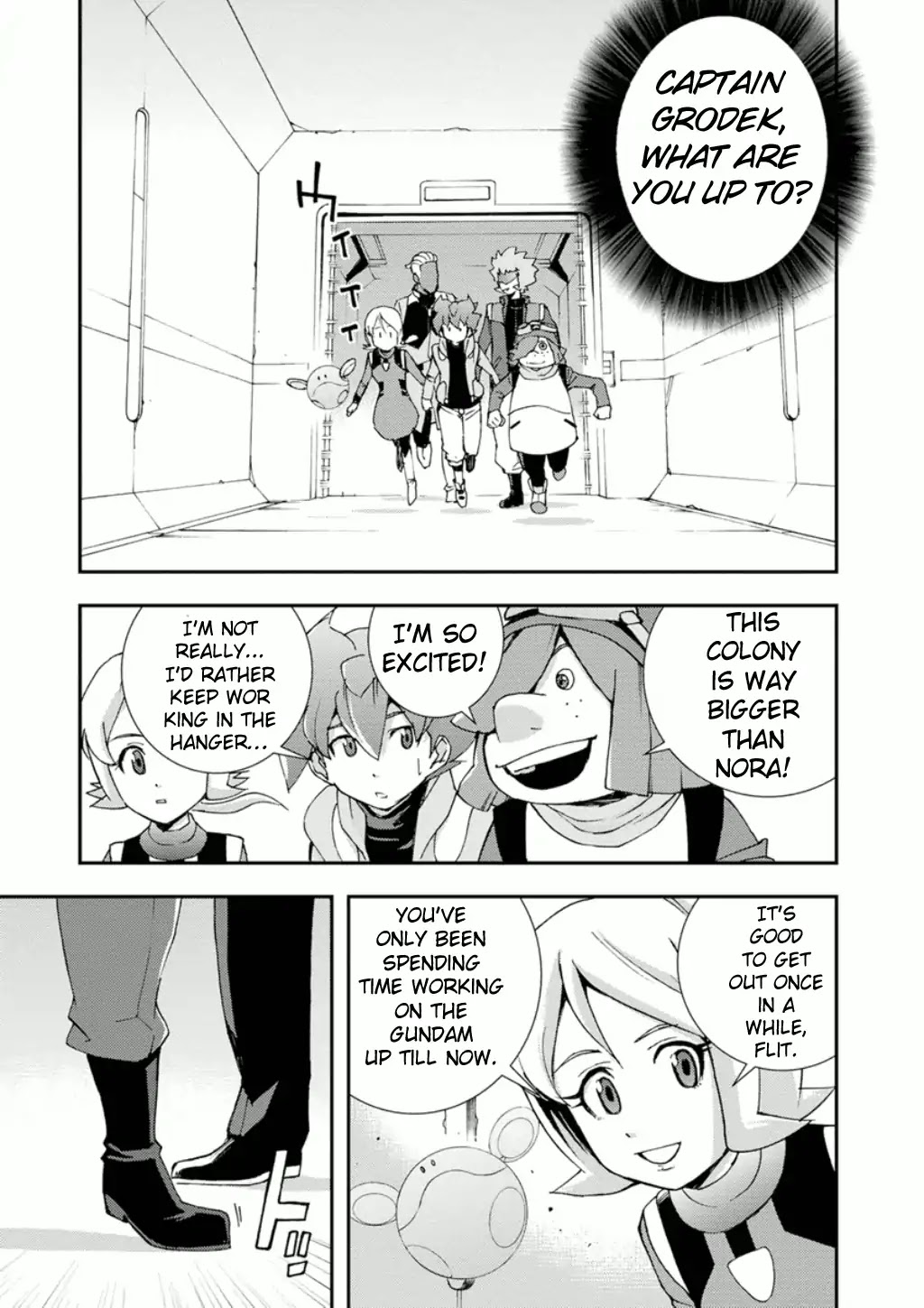 Mobile Suit Gundam AGE: First Evolution Chapter 6 page 7 - Chapter 6: The Light and Shadow of Fardain