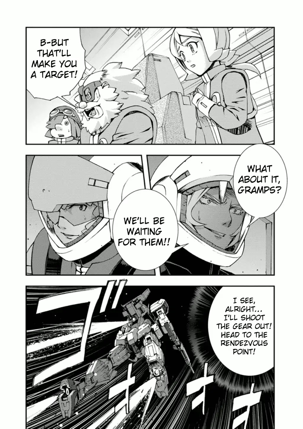 Mobile Suit Gundam AGE: First Evolution Chapter 7 page 28 - Chapter 7: Do or Die on The Common Front