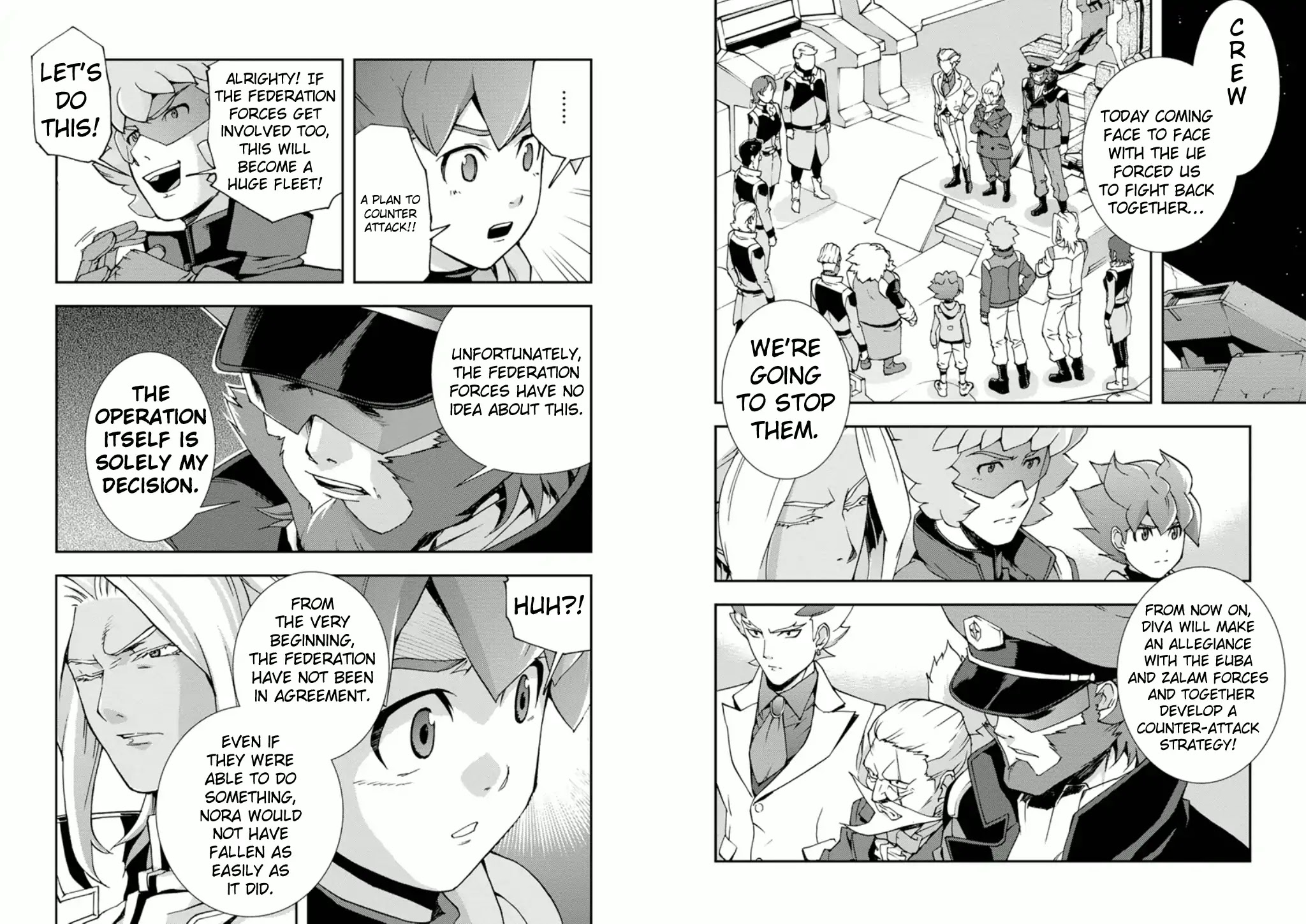 Mobile Suit Gundam AGE: First Evolution Chapter 7 page 46 - Chapter 7: Do or Die on The Common Front