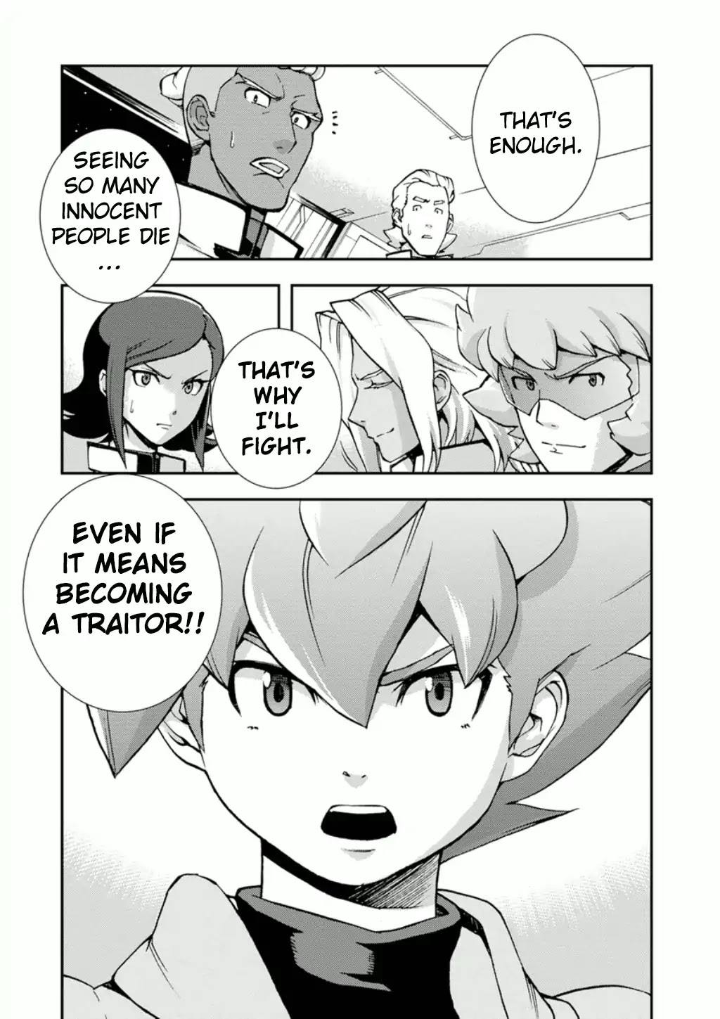 Mobile Suit Gundam AGE: First Evolution Chapter 7 page 50 - Chapter 7: Do or Die on The Common Front