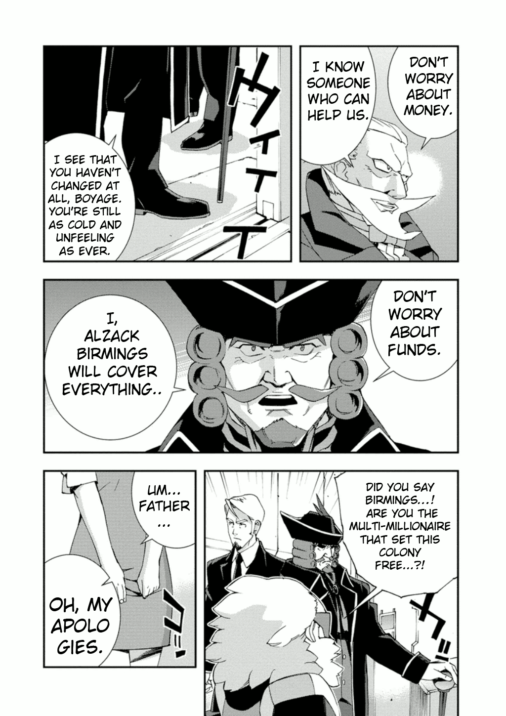 Mobile Suit Gundam AGE: First Evolution Chapter 8 page 12 - Chapter 8: Reunion at Madorna Workshop
