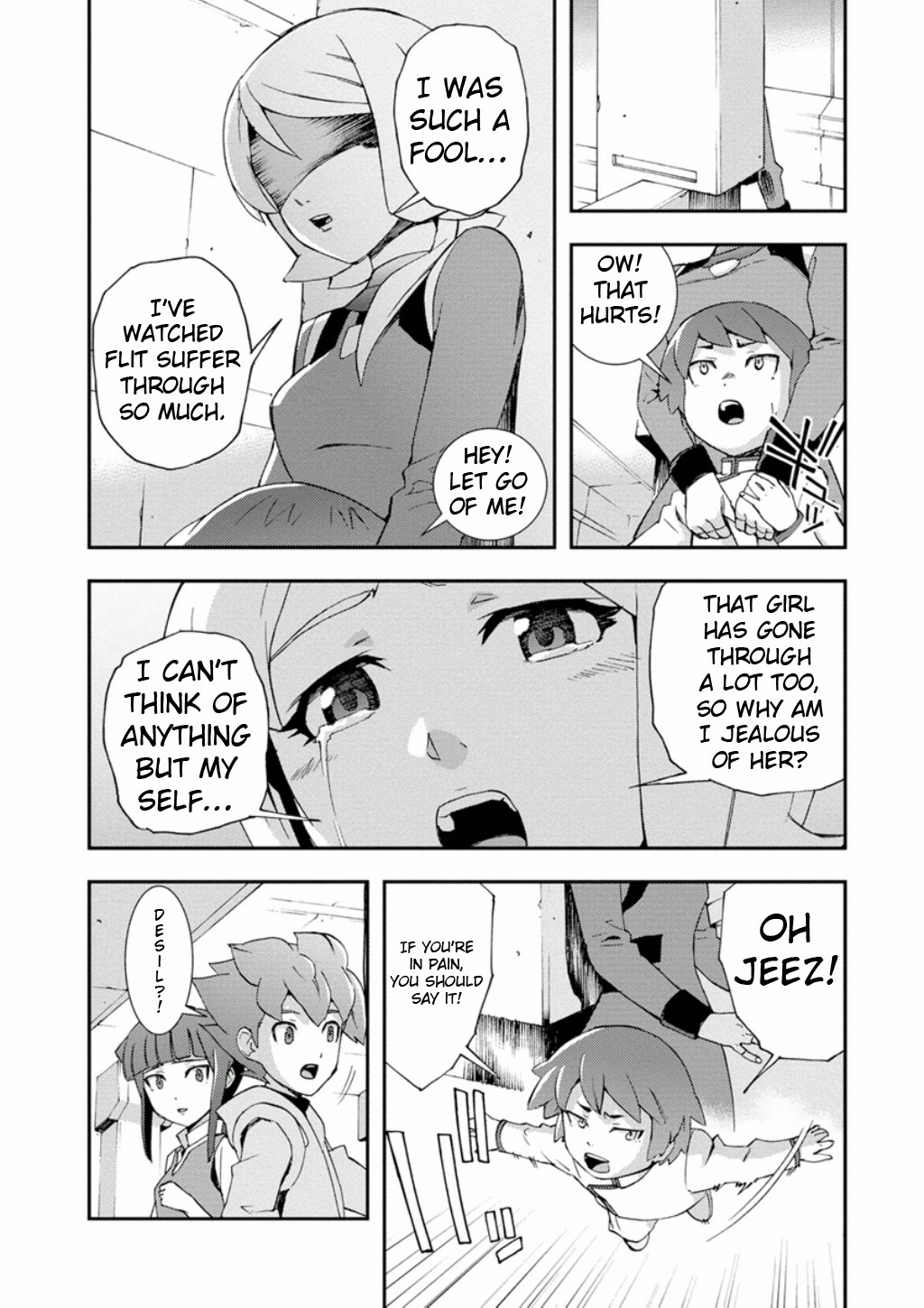 Mobile Suit Gundam AGE: First Evolution Chapter 8 page 19 - Chapter 8: Reunion at Madorna Workshop