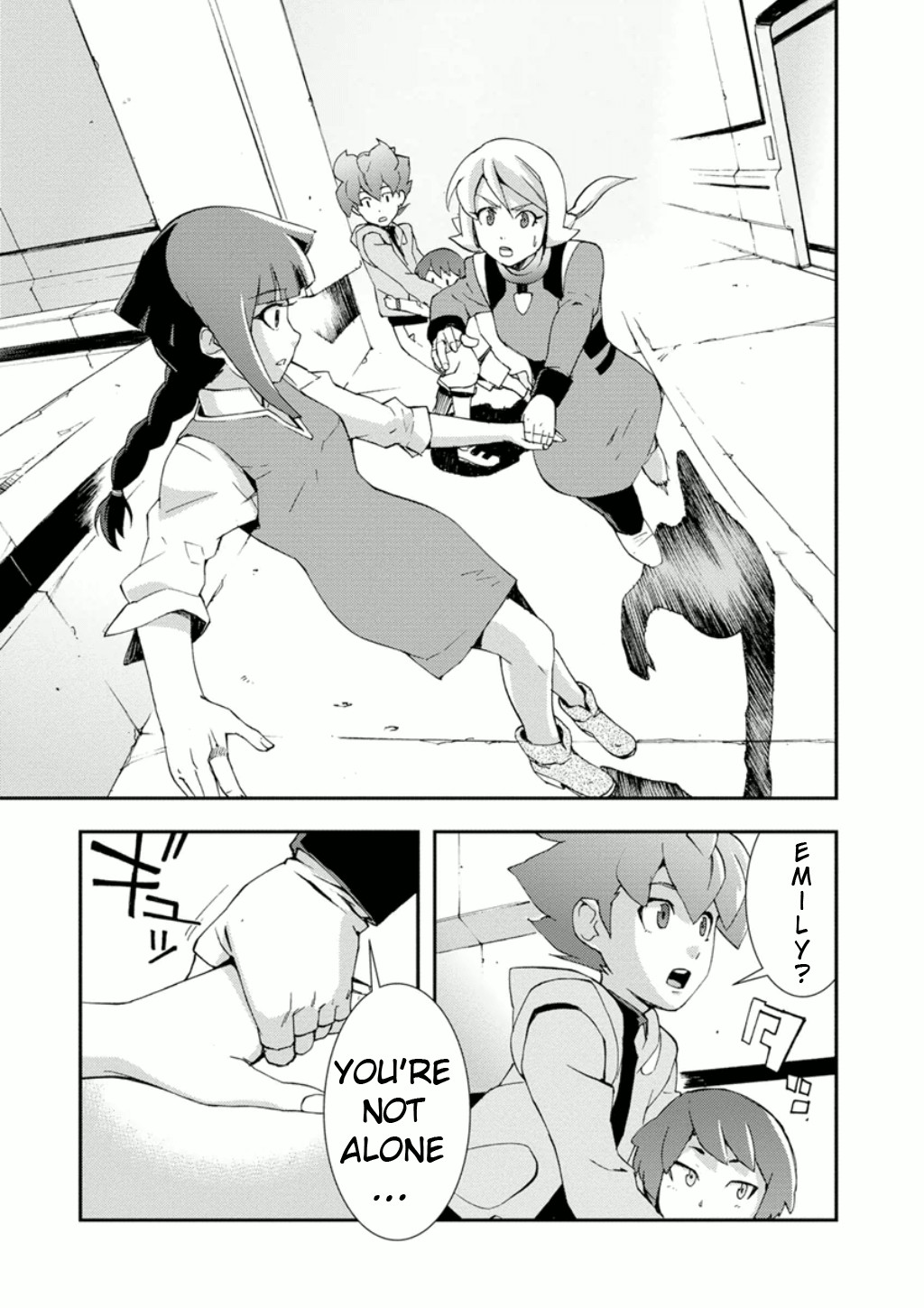 Mobile Suit Gundam AGE: First Evolution Chapter 8 page 22 - Chapter 8: Reunion at Madorna Workshop