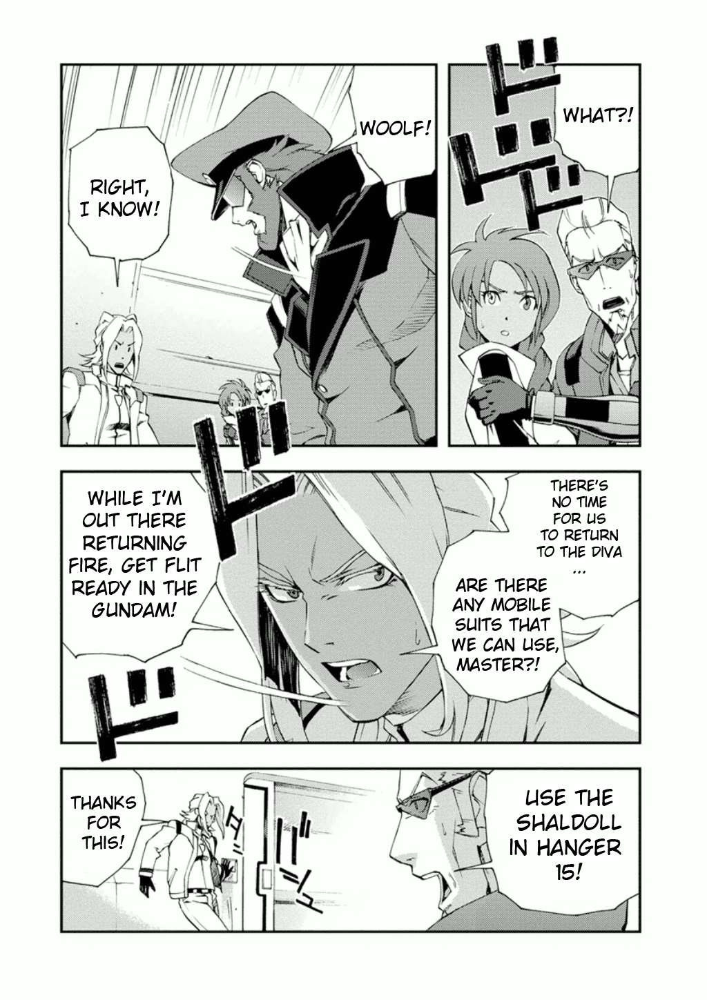 Mobile Suit Gundam AGE: First Evolution Chapter 8 page 28 - Chapter 8: Reunion at Madorna Workshop