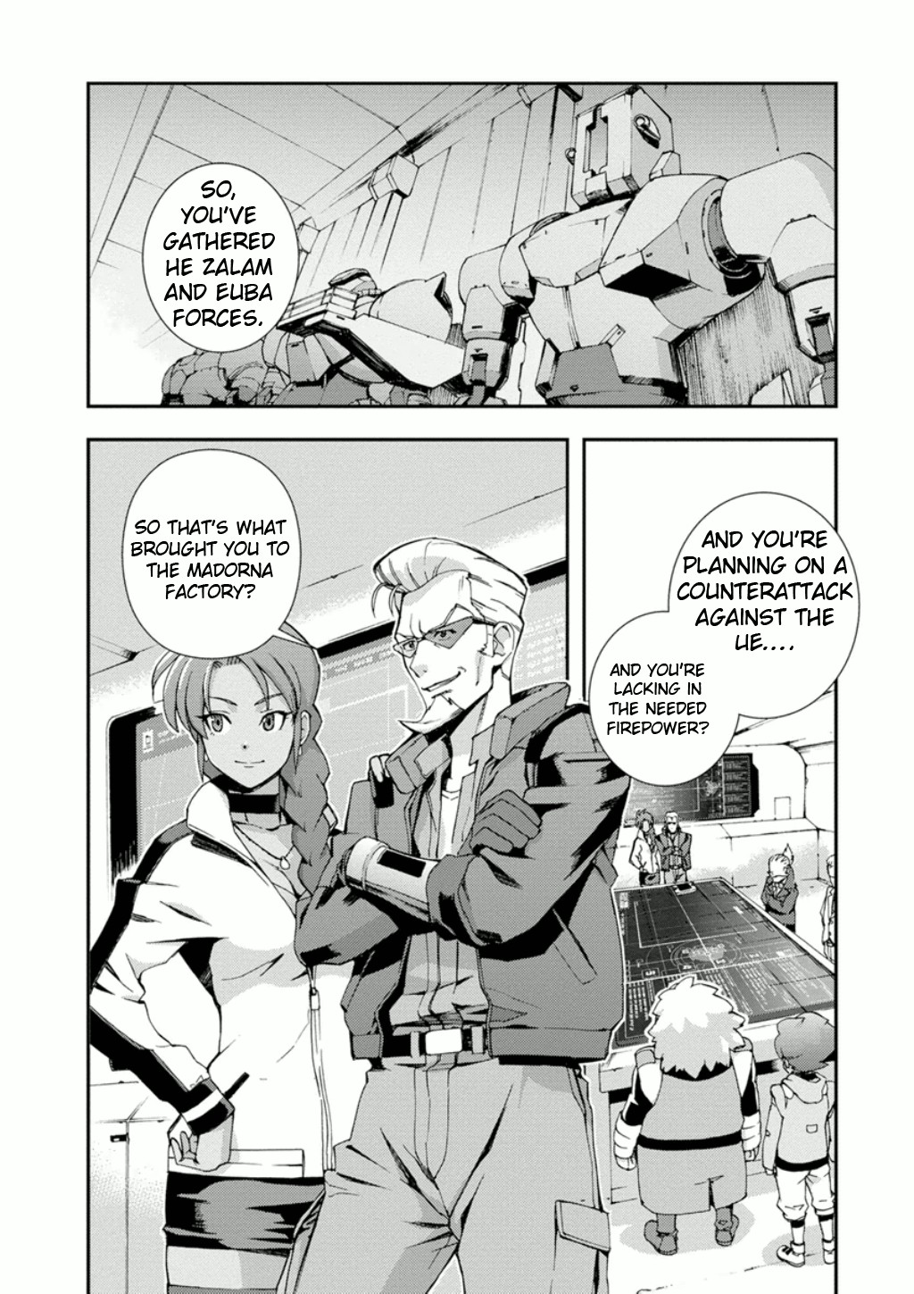 Mobile Suit Gundam AGE: First Evolution Chapter 8 page 3 - Chapter 8: Reunion at Madorna Workshop