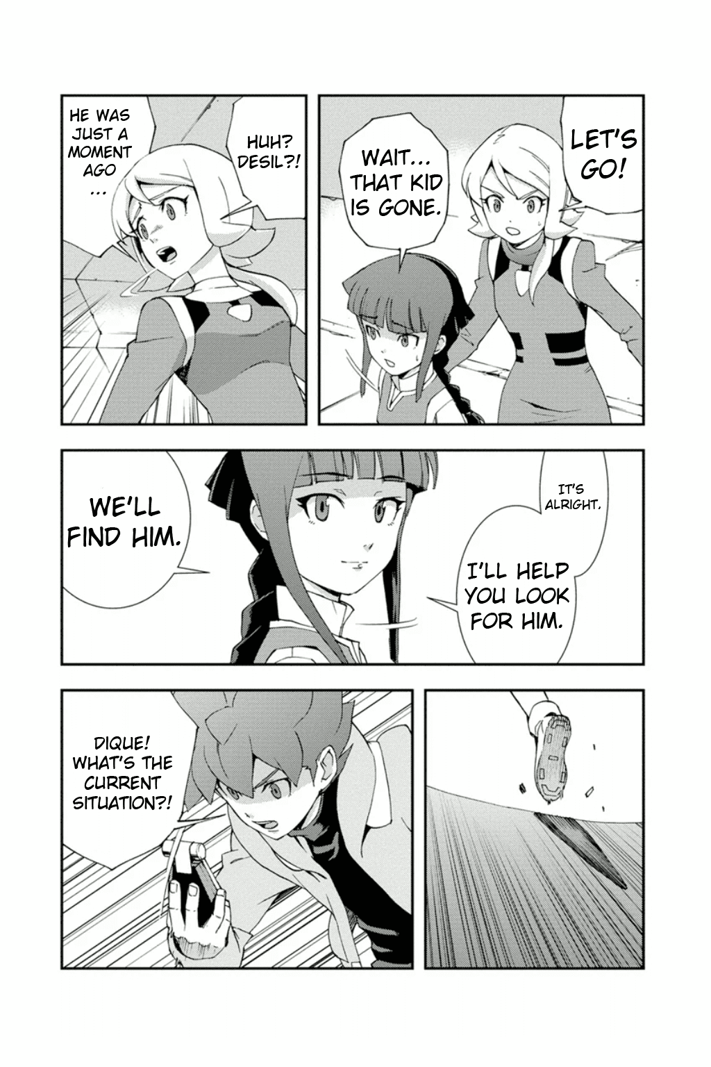 Mobile Suit Gundam AGE: First Evolution Chapter 8 page 30 - Chapter 8: Reunion at Madorna Workshop