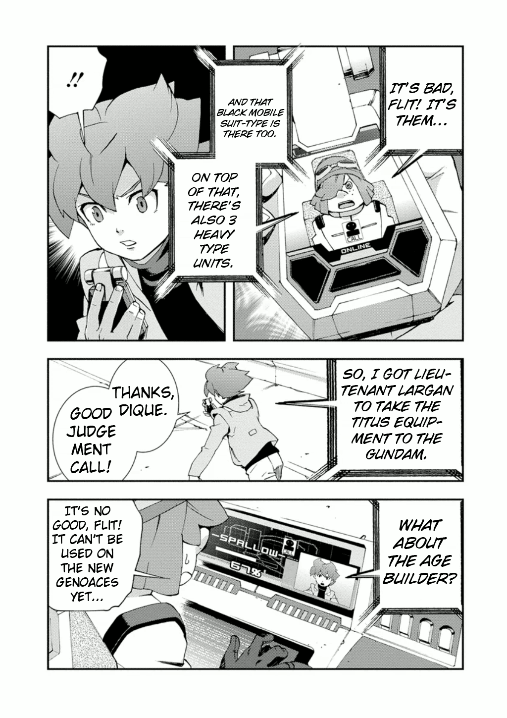 Mobile Suit Gundam AGE: First Evolution Chapter 8 page 31 - Chapter 8: Reunion at Madorna Workshop
