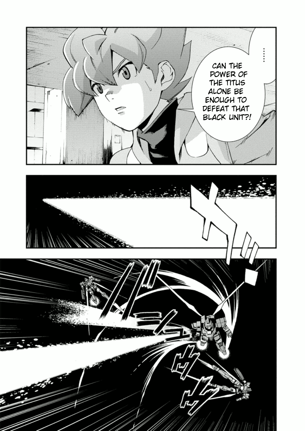 Mobile Suit Gundam AGE: First Evolution Chapter 8 page 32 - Chapter 8: Reunion at Madorna Workshop