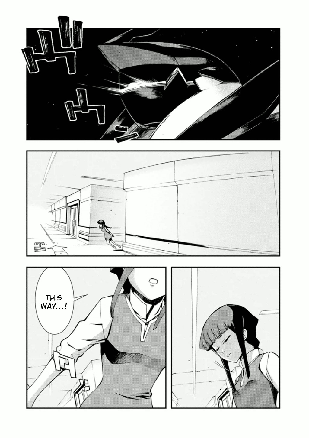 Mobile Suit Gundam AGE: First Evolution Chapter 8 page 34 - Chapter 8: Reunion at Madorna Workshop