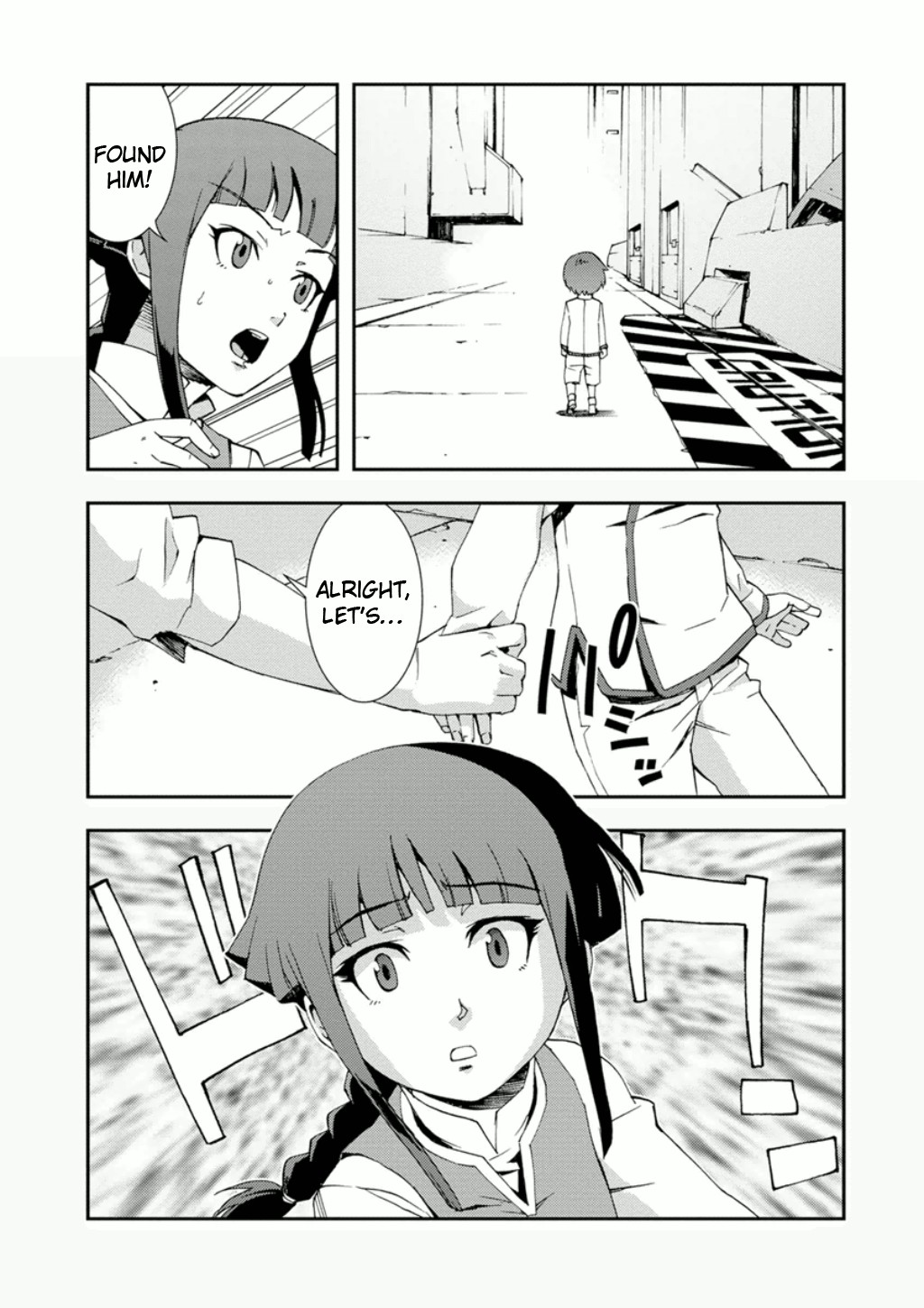 Mobile Suit Gundam AGE: First Evolution Chapter 8 page 35 - Chapter 8: Reunion at Madorna Workshop