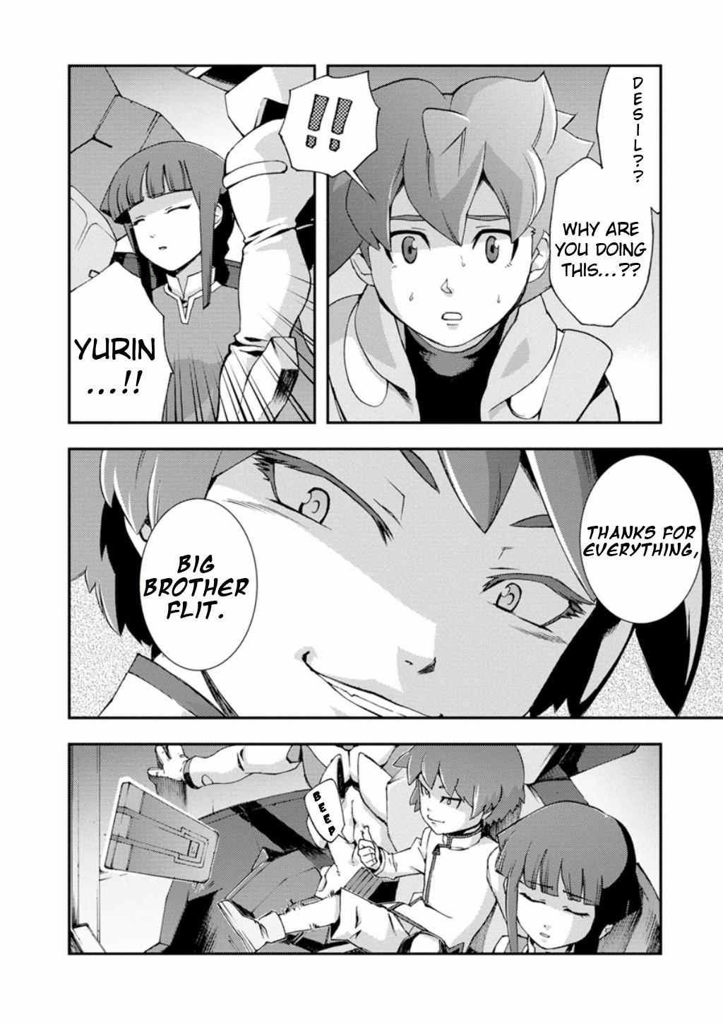 Mobile Suit Gundam AGE: First Evolution Chapter 8 page 41 - Chapter 8: Reunion at Madorna Workshop