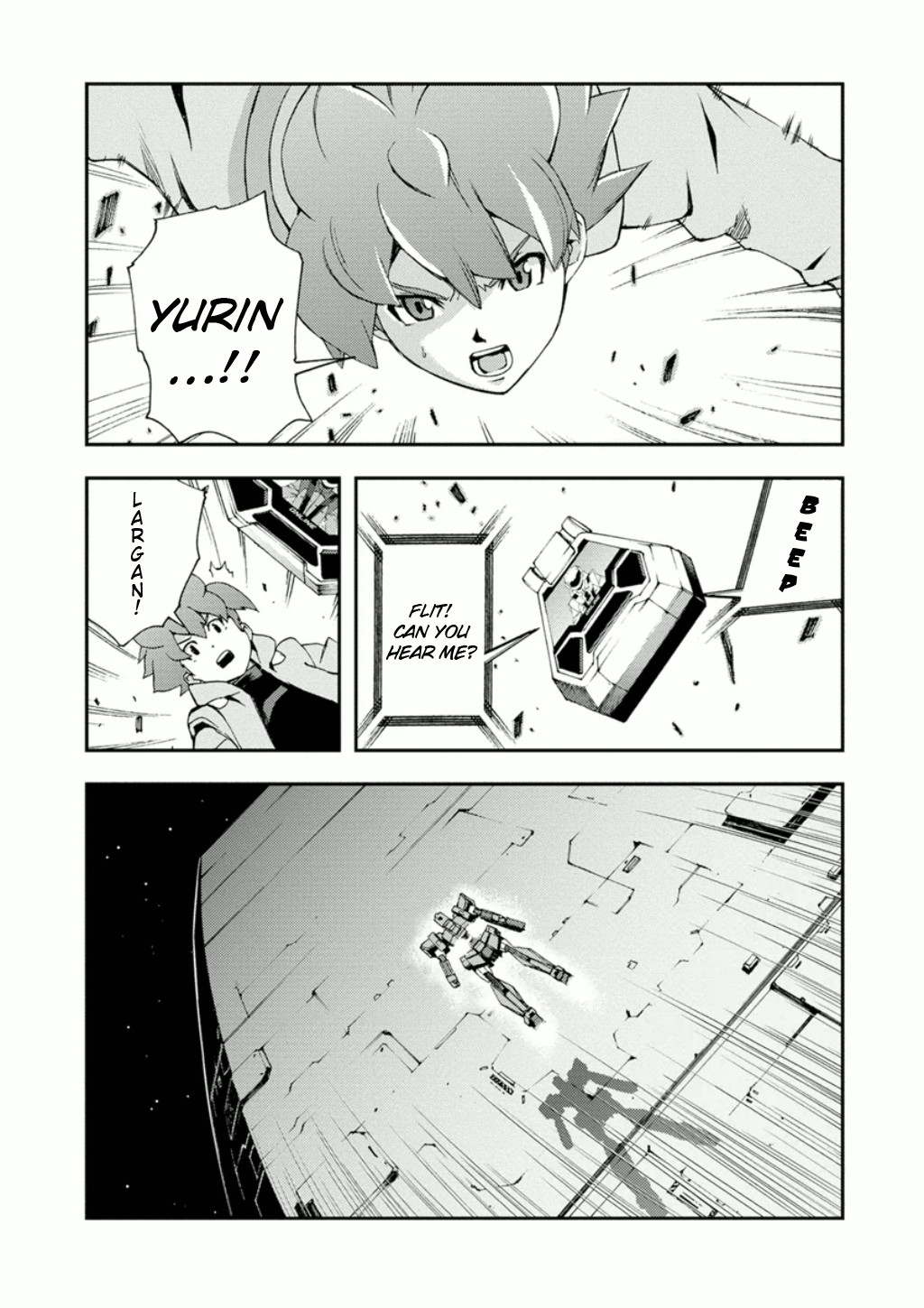 Mobile Suit Gundam AGE: First Evolution Chapter 8 page 43 - Chapter 8: Reunion at Madorna Workshop