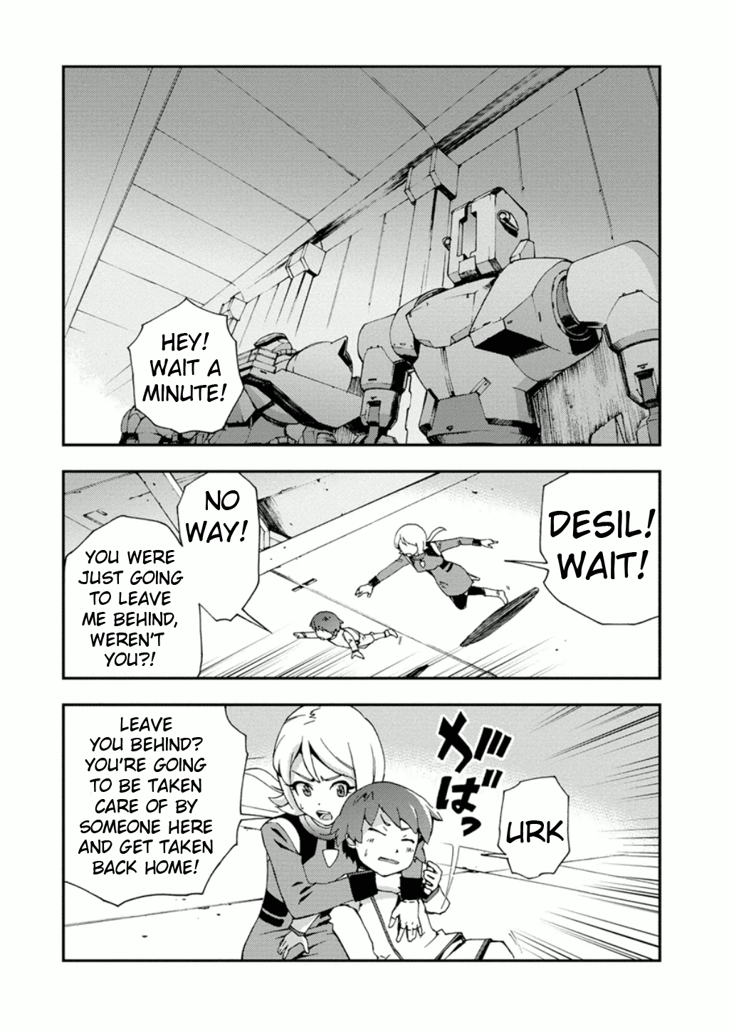Mobile Suit Gundam AGE: First Evolution Chapter 8 page 6 - Chapter 8: Reunion at Madorna Workshop