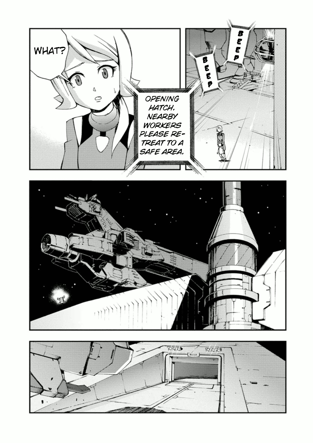 Mobile Suit Gundam AGE: First Evolution Chapter 8 page 7 - Chapter 8: Reunion at Madorna Workshop