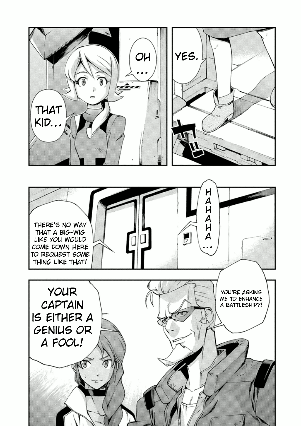 Mobile Suit Gundam AGE: First Evolution Chapter 8 page 9 - Chapter 8: Reunion at Madorna Workshop