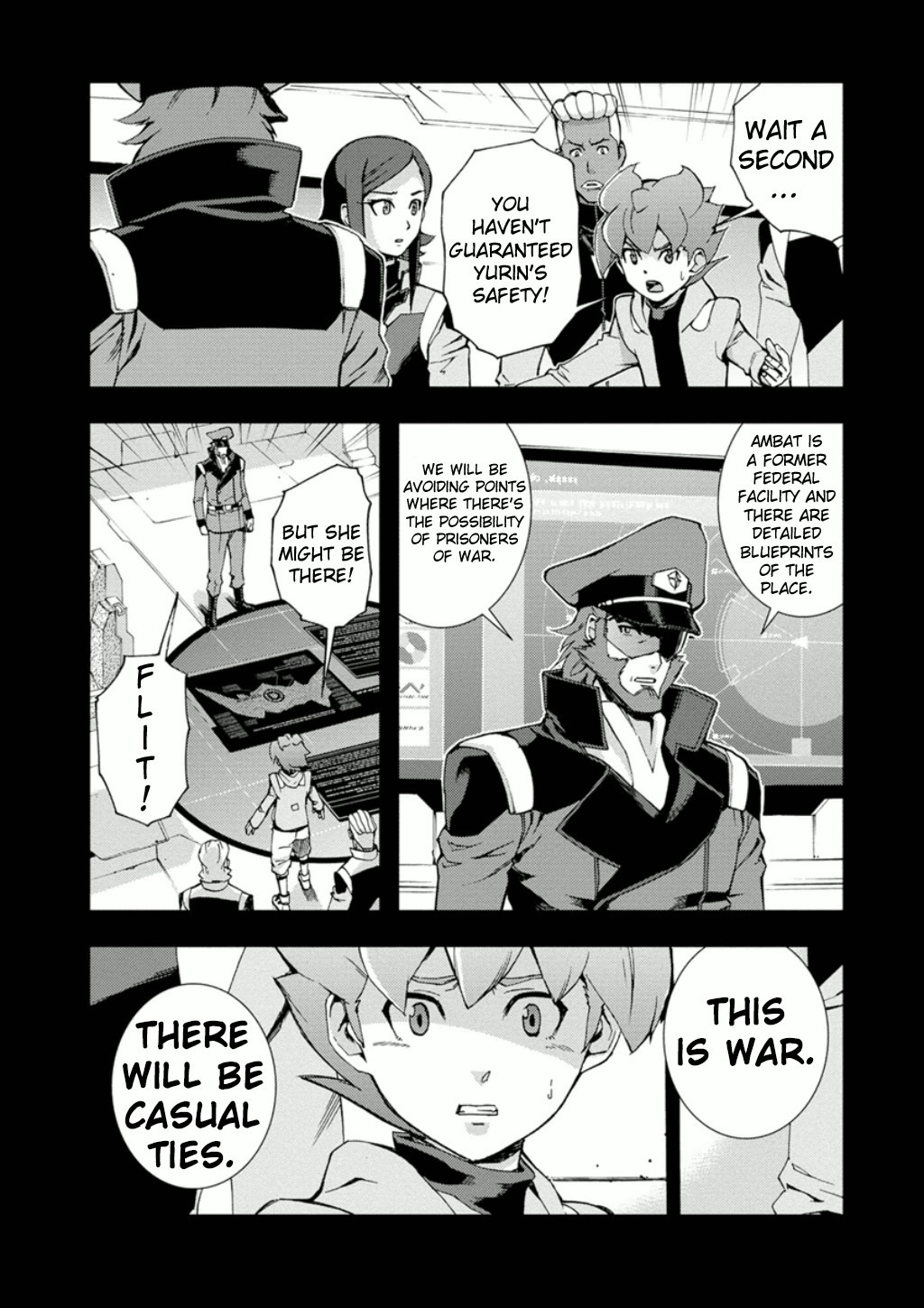 Mobile Suit Gundam AGE: First Evolution Chapter 9 page 11 - Chapter 9: Ambat the Space Fortress