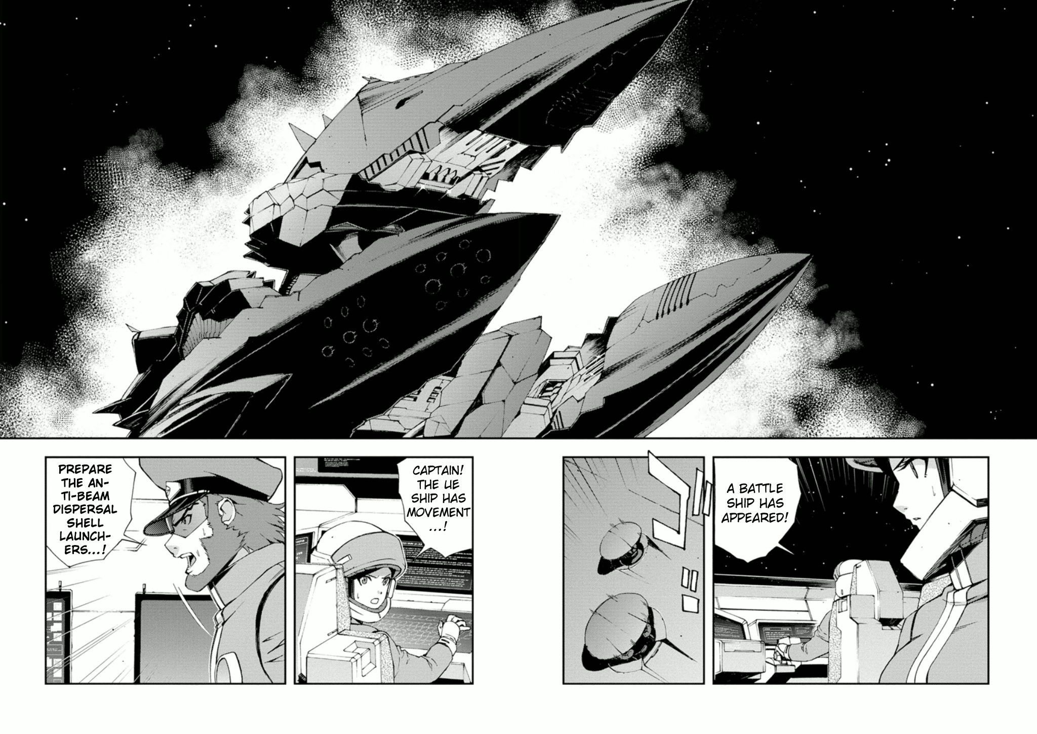 Mobile Suit Gundam AGE: First Evolution Chapter 9 page 19 - Chapter 9: Ambat the Space Fortress