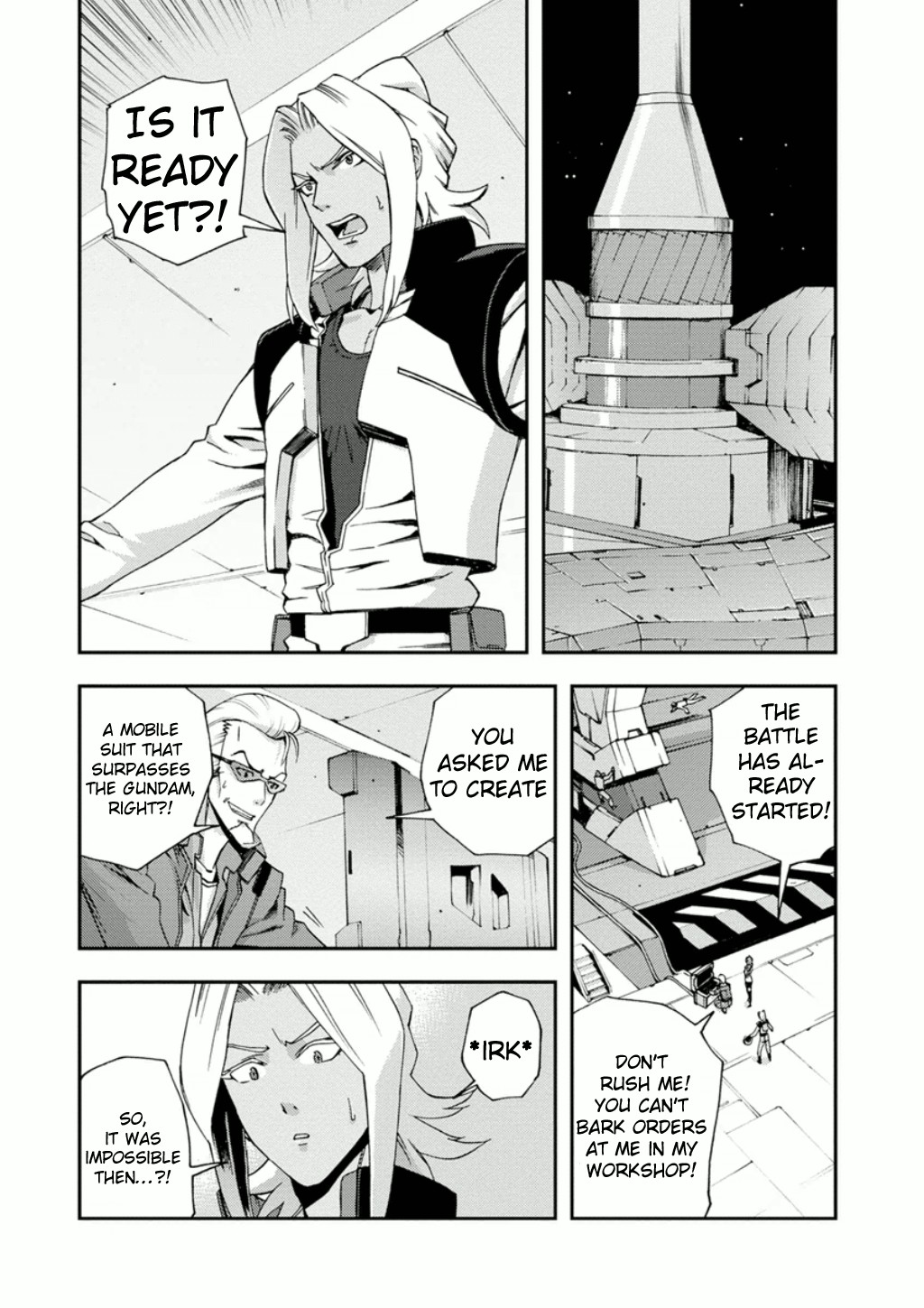 Mobile Suit Gundam AGE: First Evolution Chapter 9 page 27 - Chapter 9: Ambat the Space Fortress