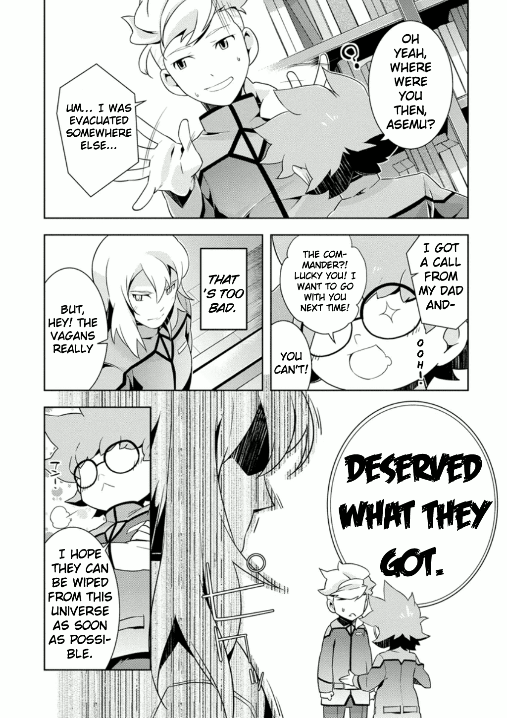 Mobile Suit Gundam AGE - Second Evolution Chapter 3 page 36 - Chapter 3: Friendship, Love and Mobile Suits