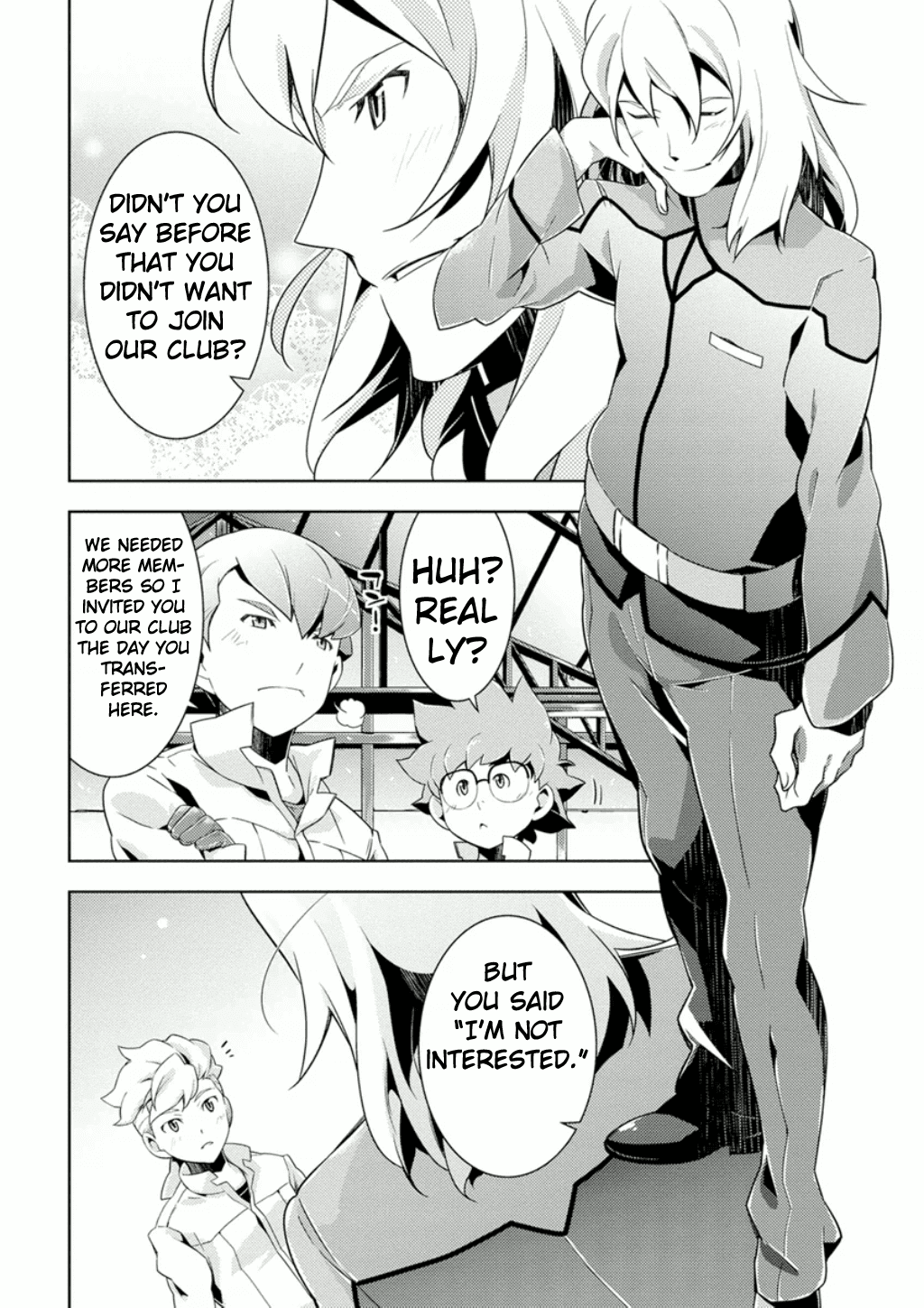 Mobile Suit Gundam AGE - Second Evolution Chapter 3 page 4 - Chapter 3: Friendship, Love and Mobile Suits