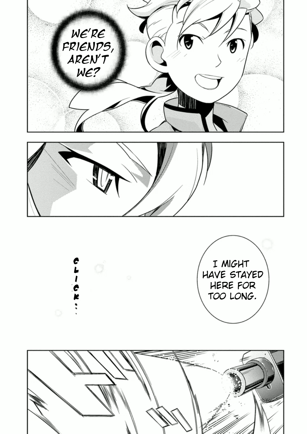 Mobile Suit Gundam AGE - Second Evolution Chapter 4 page 21 - Chapter 4: Battle at the Graduation Ceremony