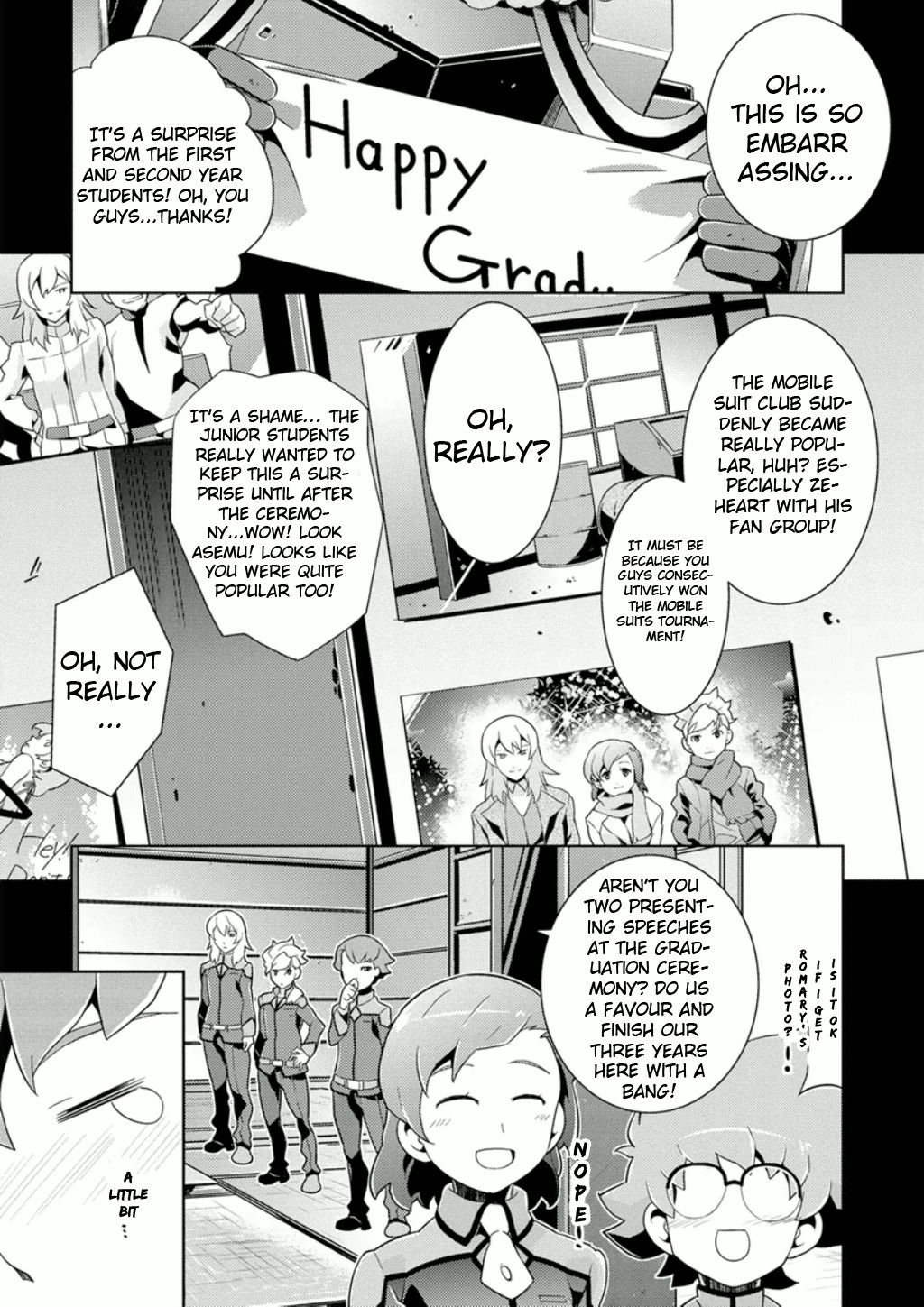 Mobile Suit Gundam AGE - Second Evolution Chapter 4 page 3 - Chapter 4: Battle at the Graduation Ceremony